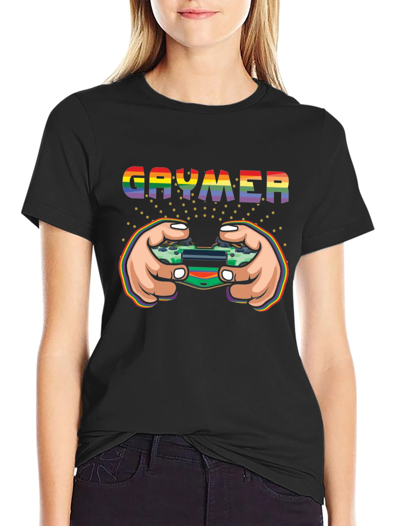 Gaymer Pride T-Shirt - Rainbow Gaming Tee