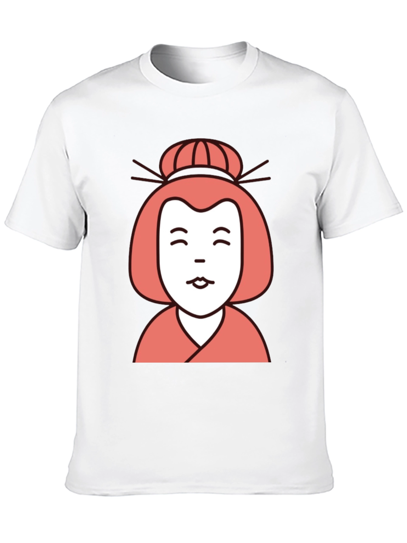 Japanese Geisha Graphic Tee - Unisex Black T-Shirt