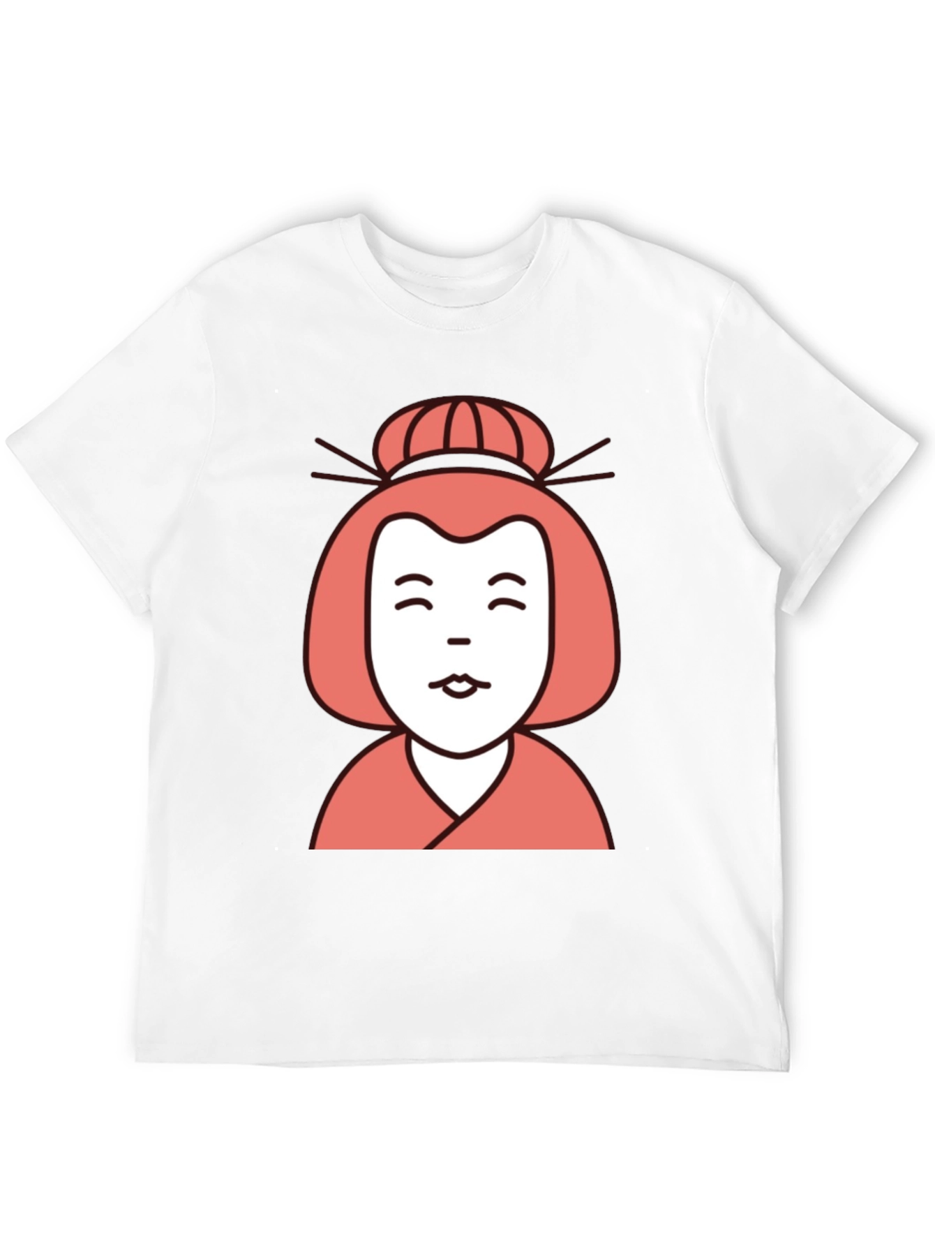 Japanese Geisha Graphic Tee - Unisex Black T-Shirt