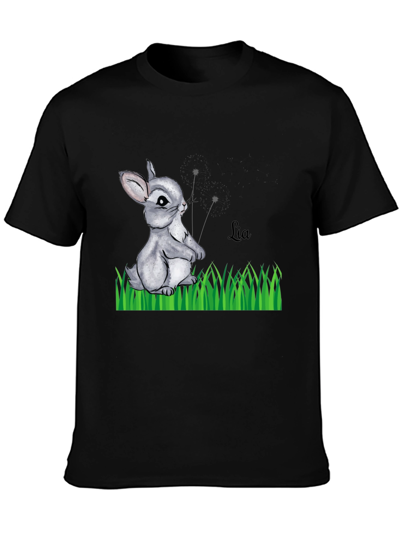 Cute Rabbit Graphic T-Shirt
