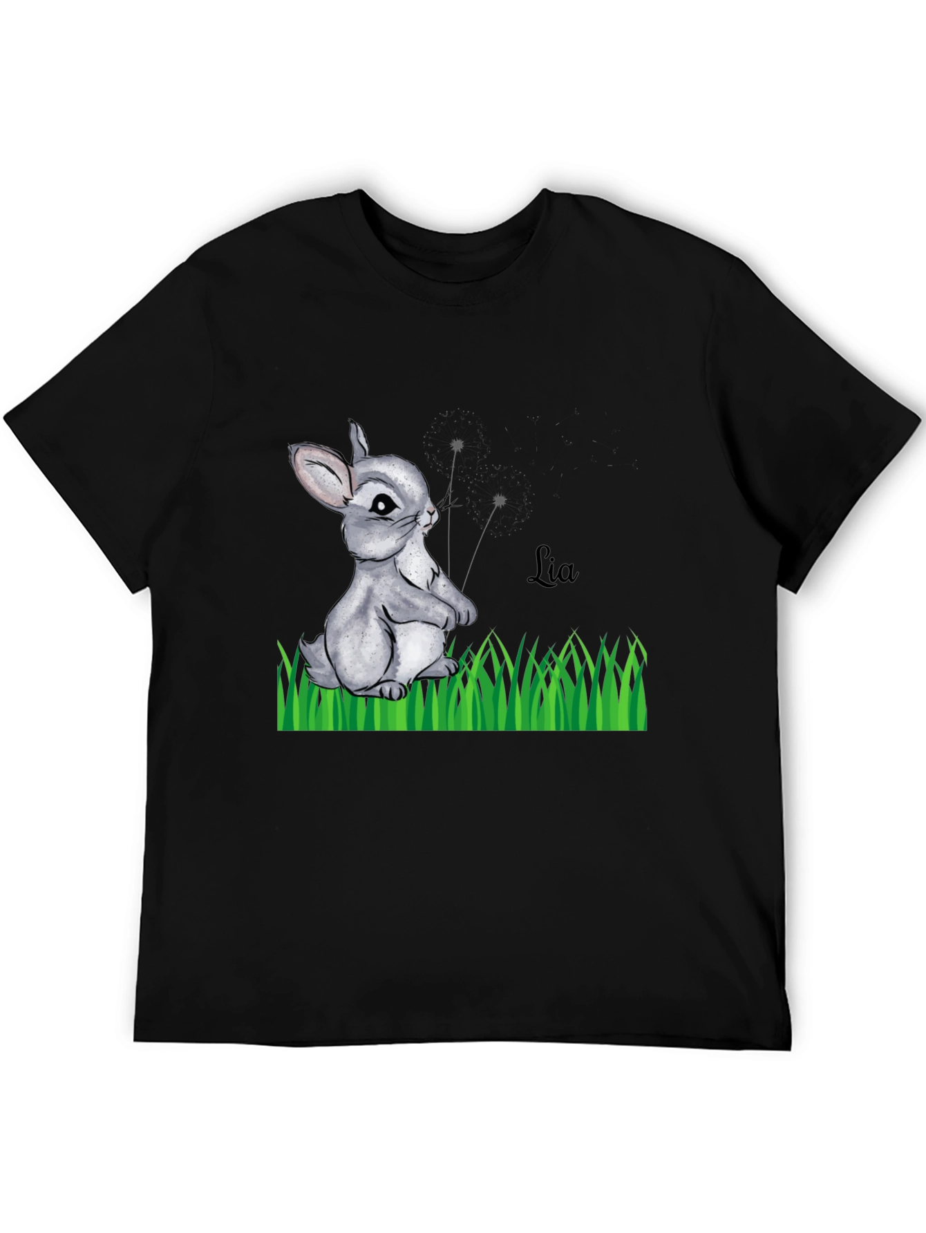 Cute Rabbit Graphic T-Shirt
