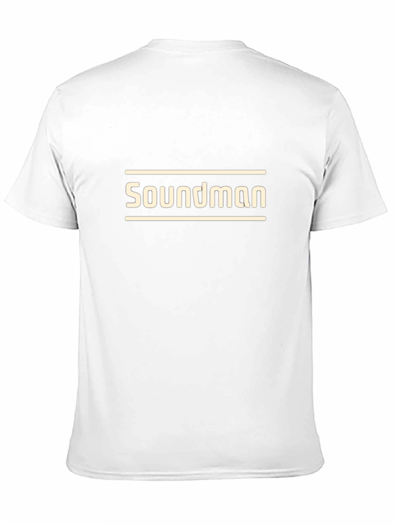 Soundman Graphic T-Shirt - Black Crew Neck Tee