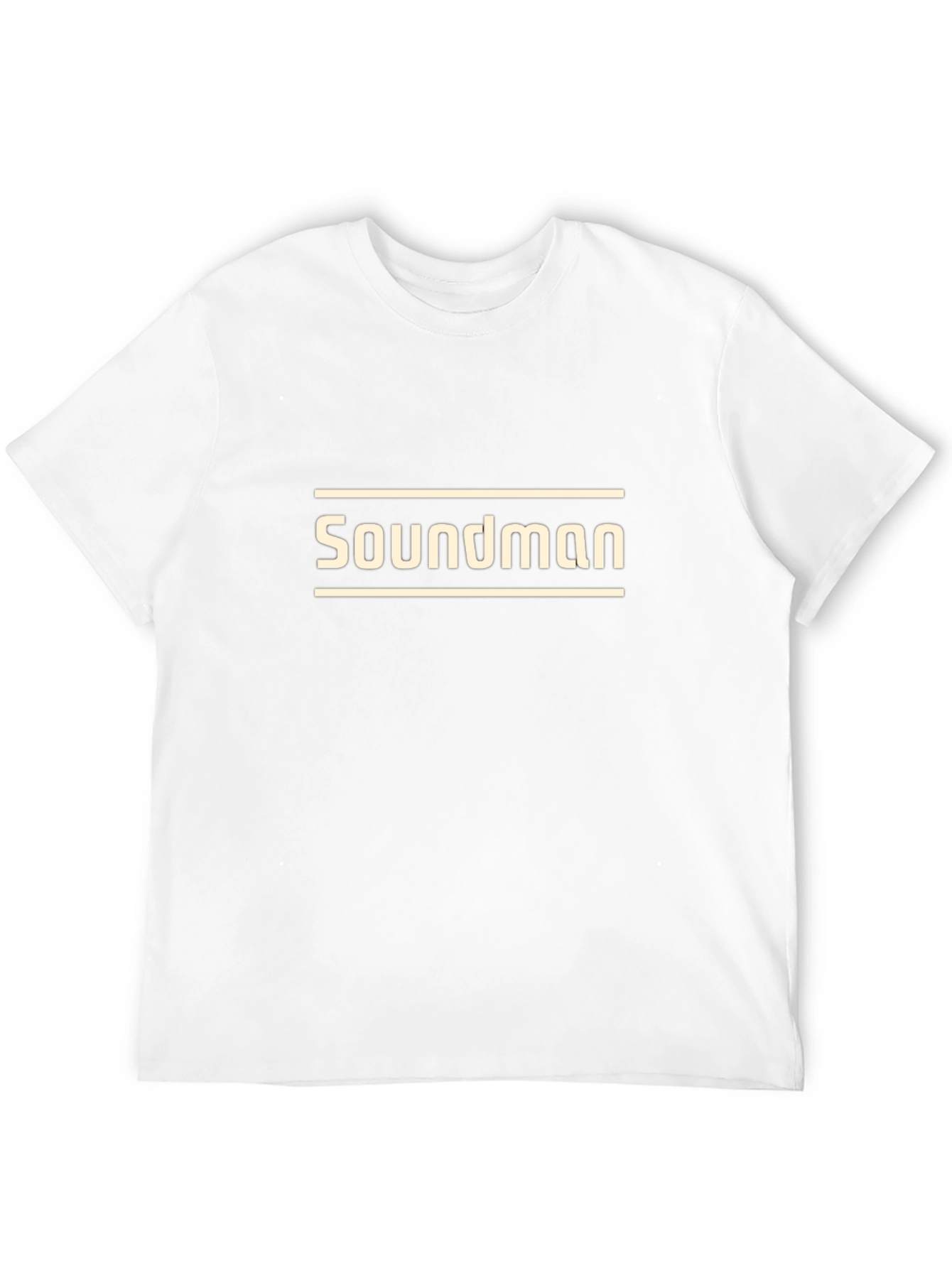 Soundman Graphic T-Shirt - Black Crew Neck Tee