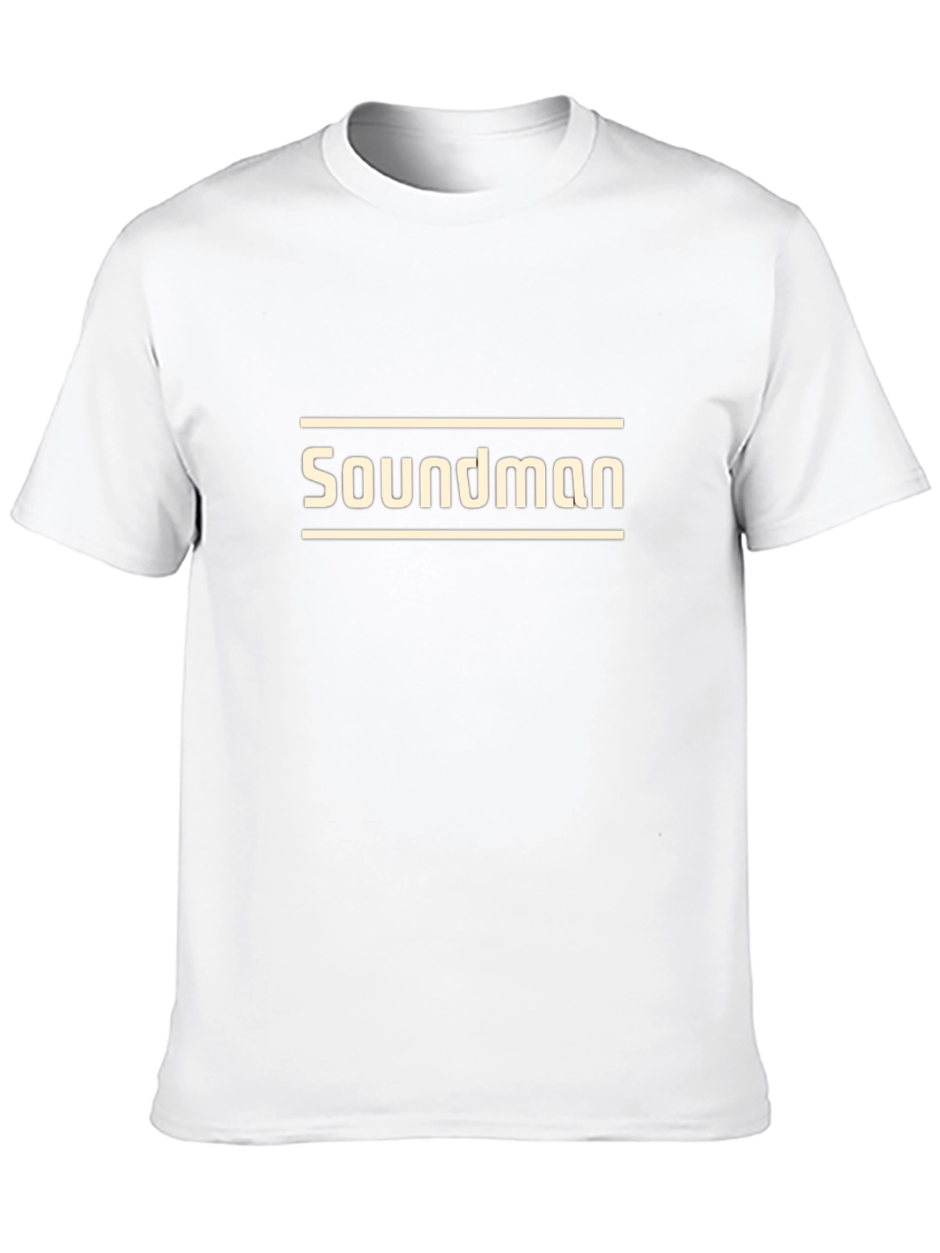 Soundman Graphic T-Shirt - Black Crew Neck Tee