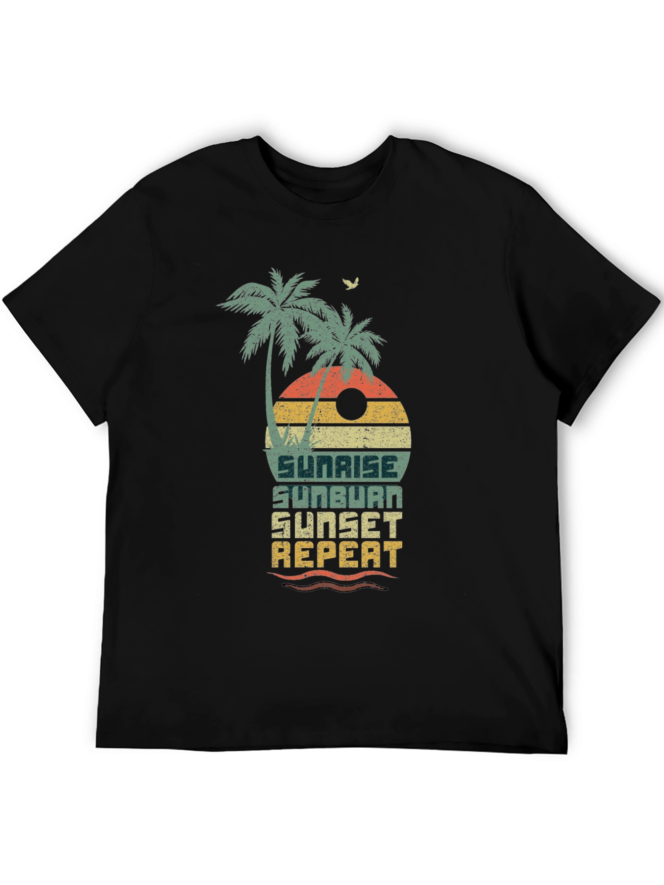 Sunrise Sunburn Sunset Repeat Graphic Tee