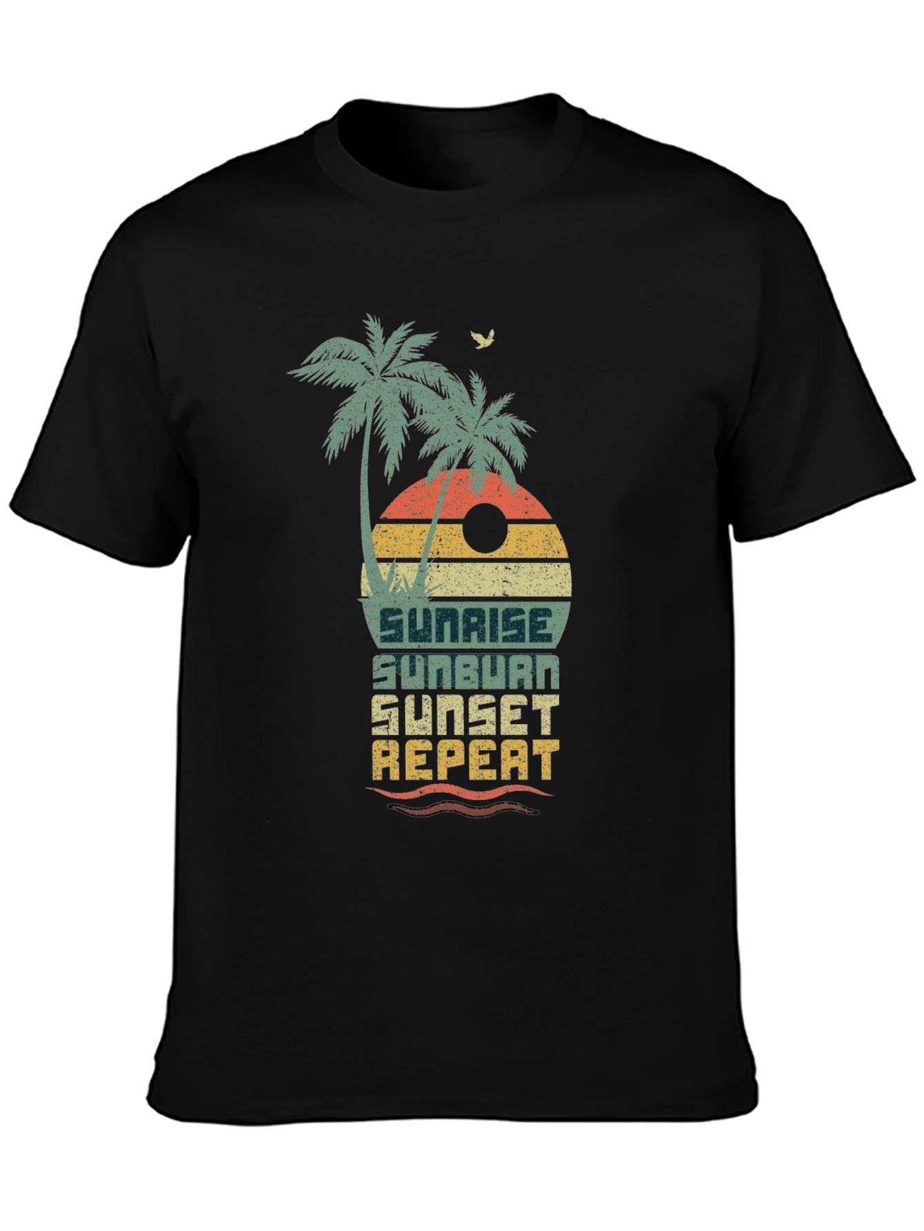 Sunrise Sunburn Sunset Repeat Graphic Tee