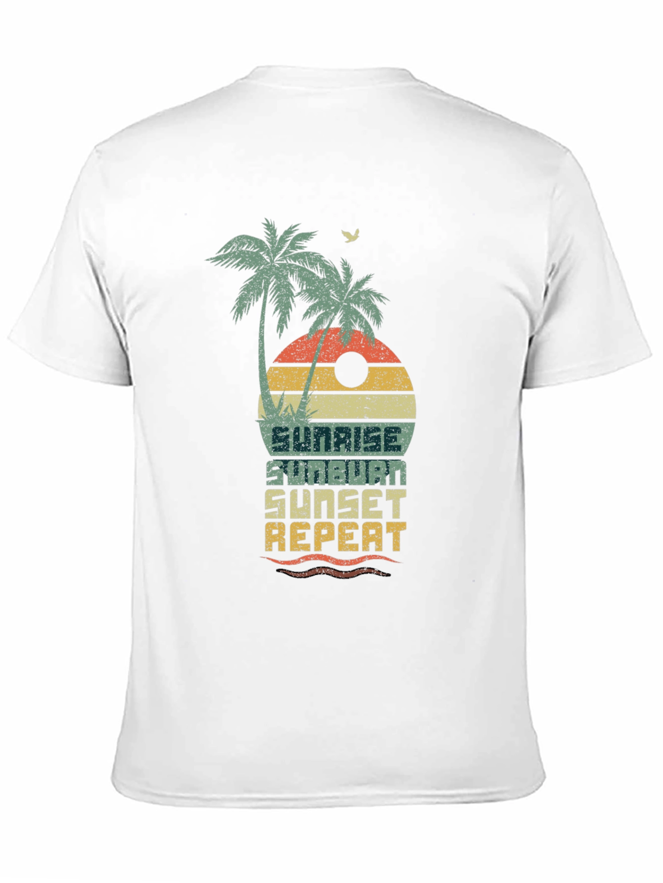 Sunrise Sunburn Sunset Repeat Graphic Tee