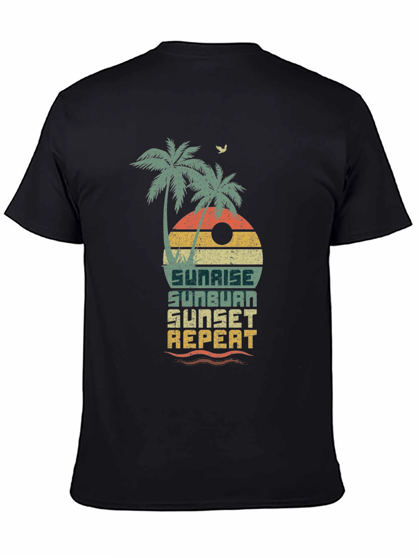 Sunrise Sunburn Sunset Repeat Graphic Tee