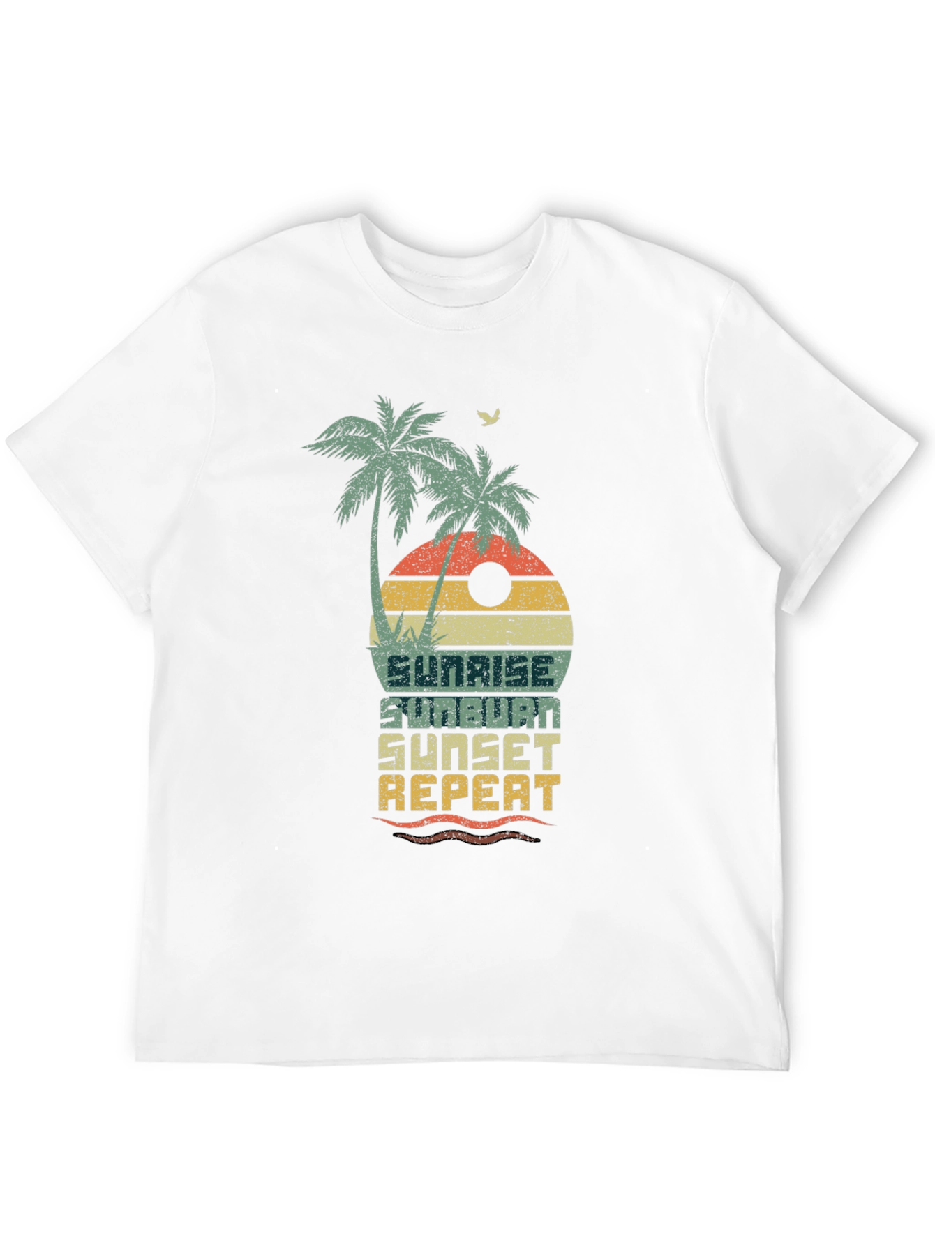 Sunrise Sunburn Sunset Repeat Graphic Tee