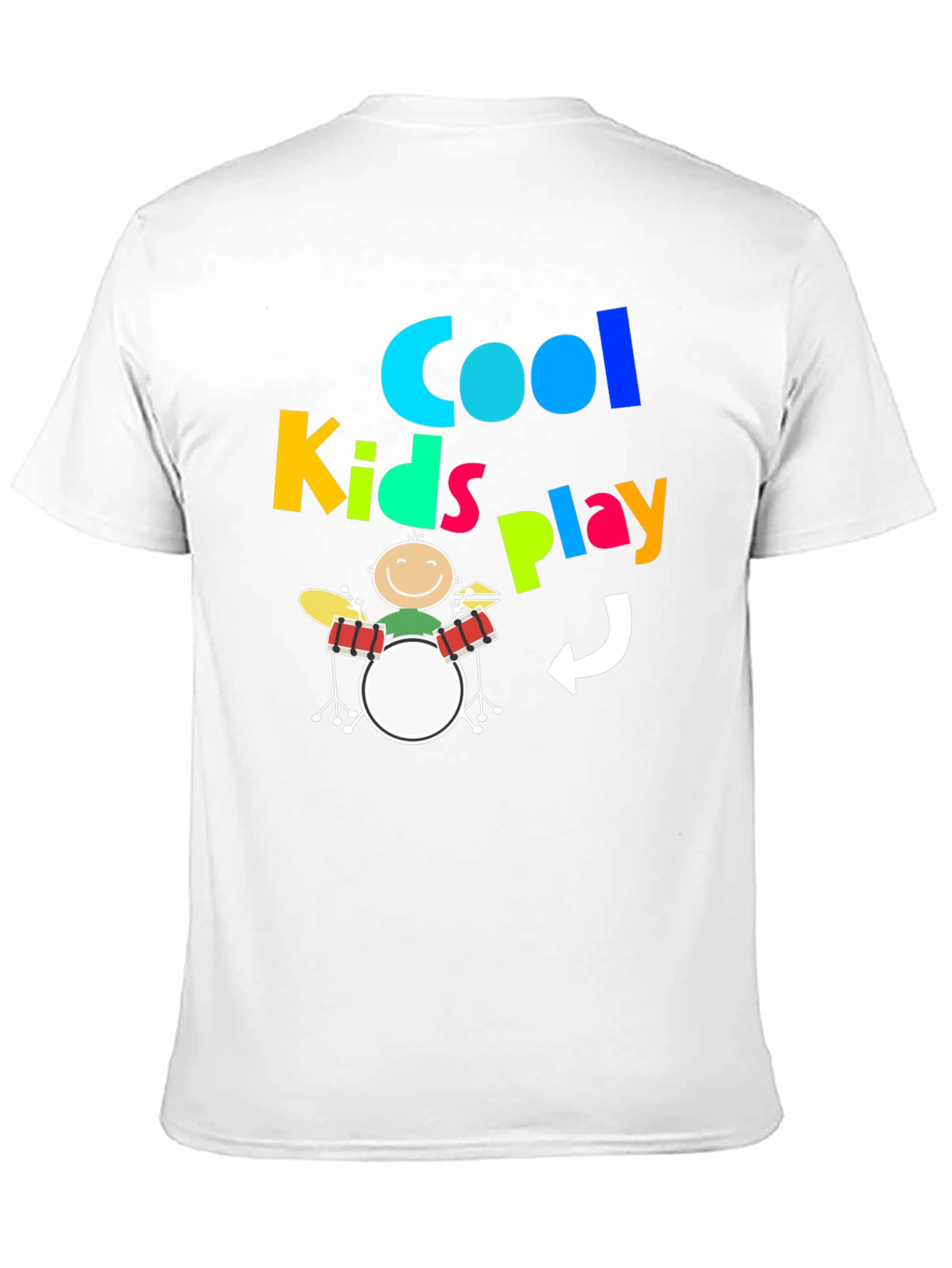 Cool Kids Play Drums T-Shirt