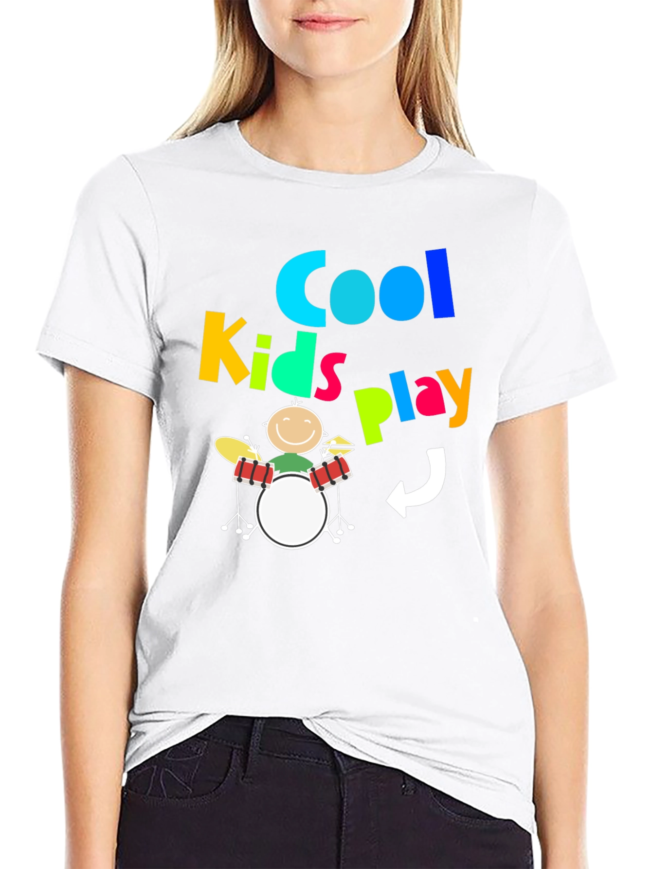 Cool Kids Play Drums T-Shirt