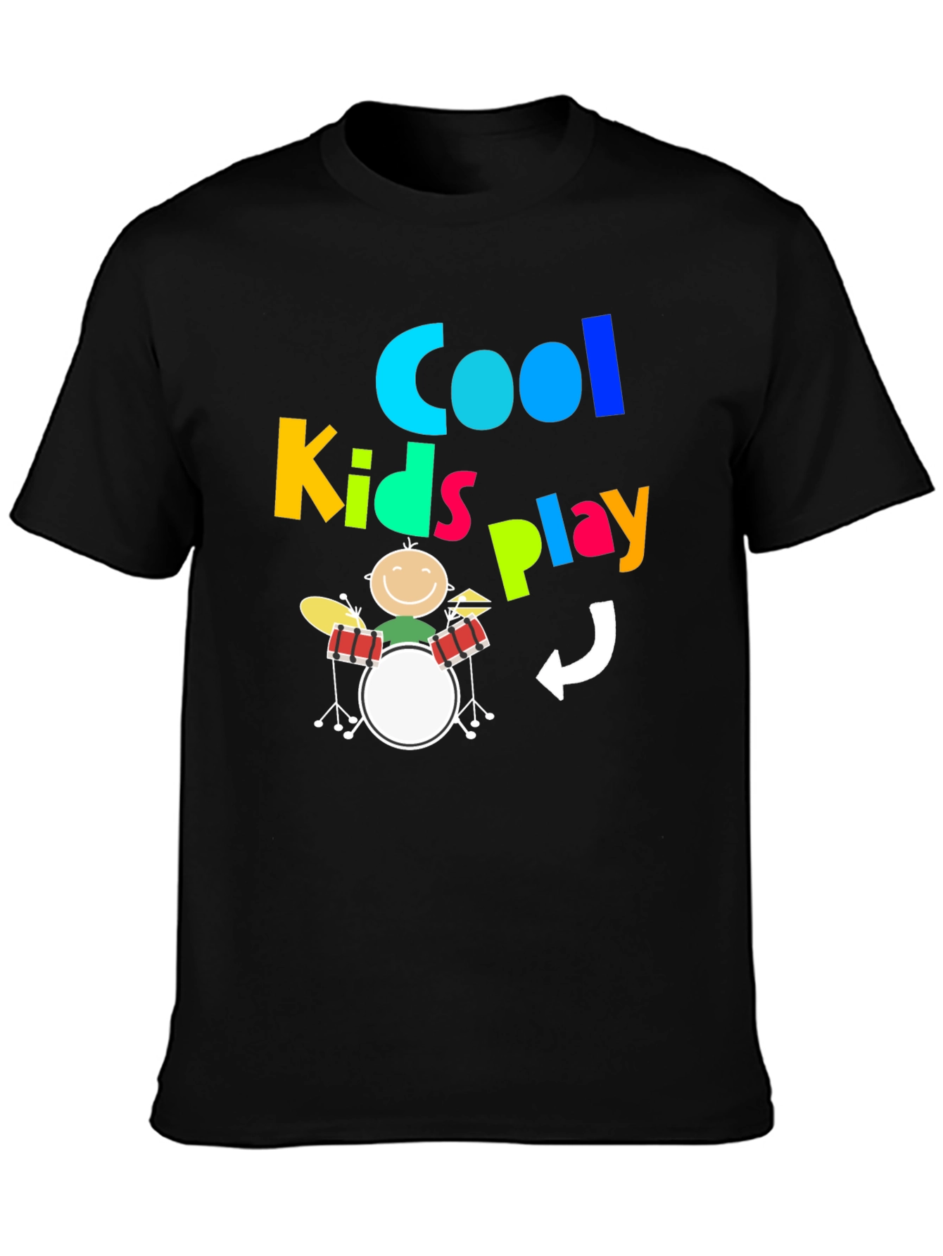 Cool Kids Play Drums T-Shirt