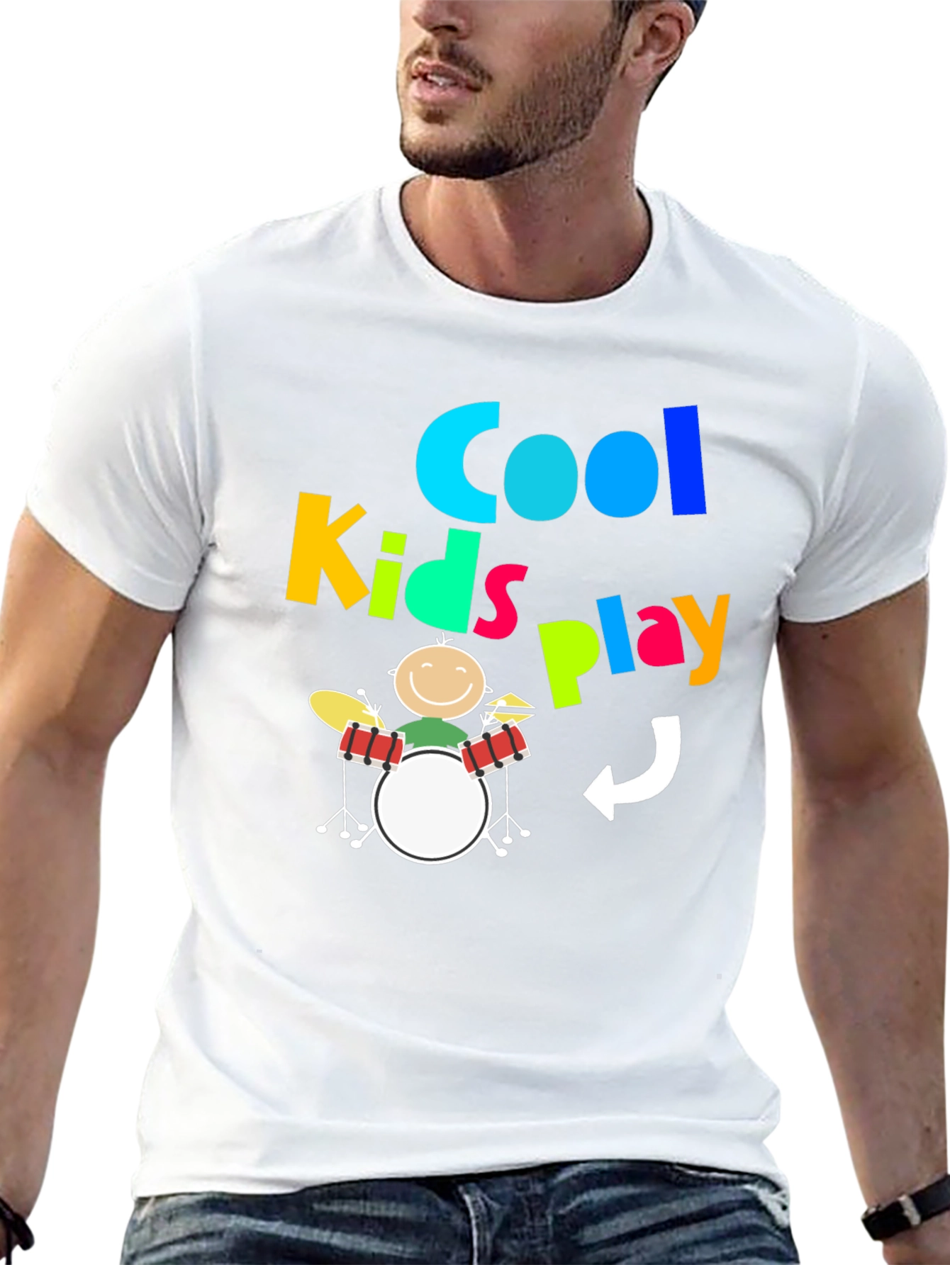 Cool Kids Play Drums T-Shirt