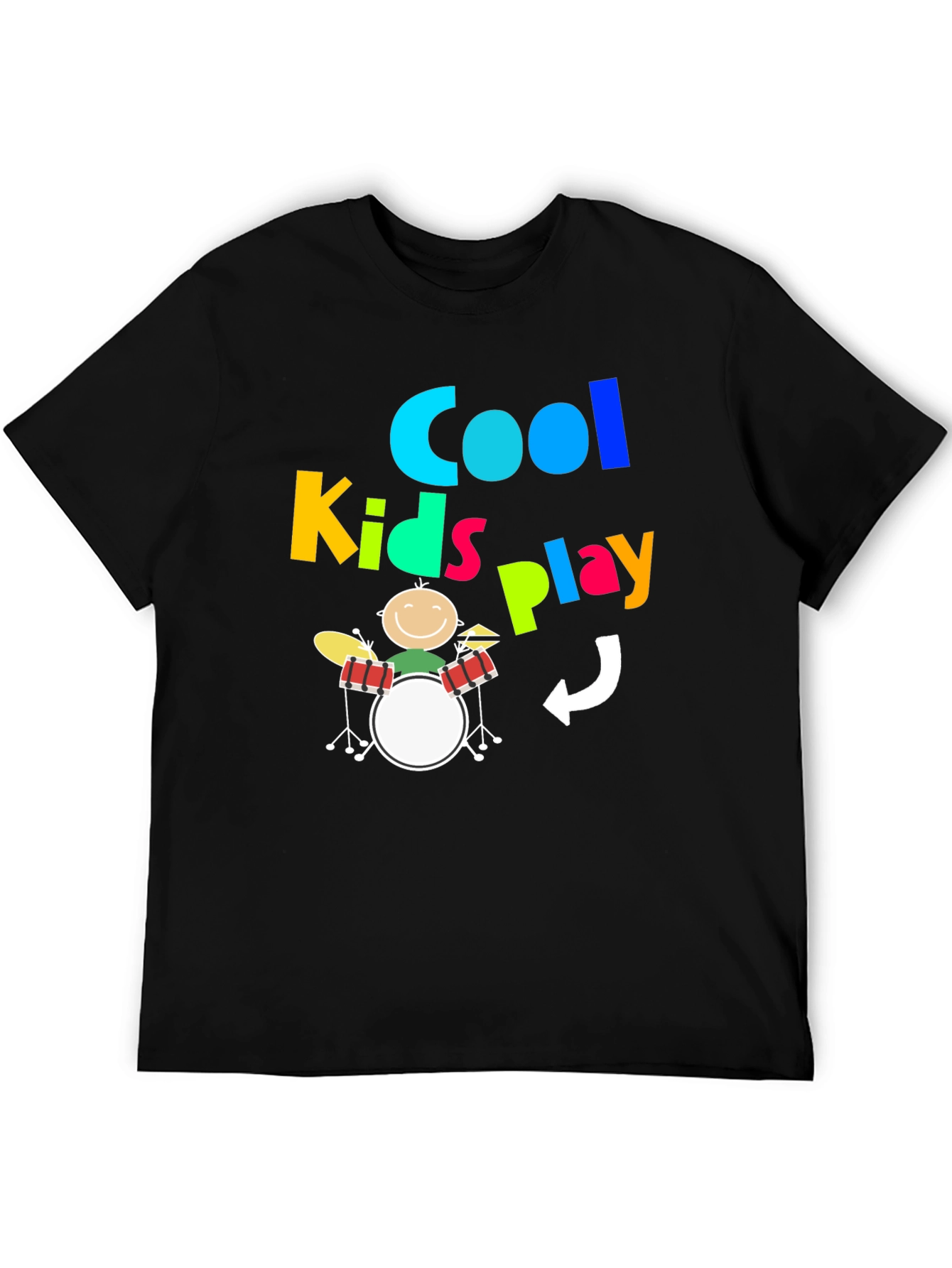 Cool Kids Play Drums T-Shirt