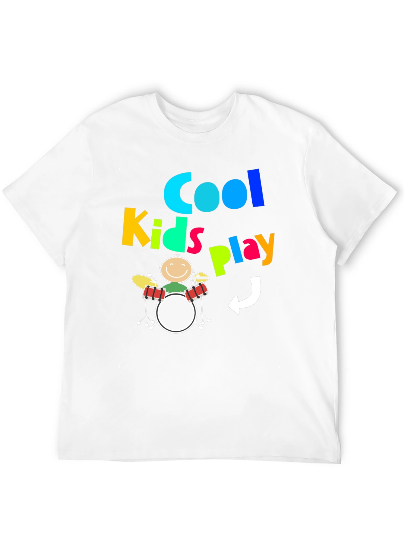 Cool Kids Play Drums T-Shirt