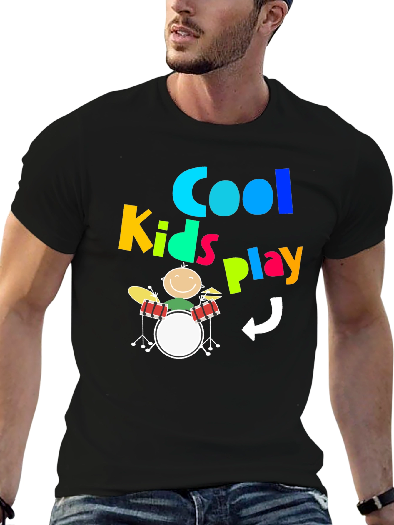 Cool Kids Play Drums T-Shirt