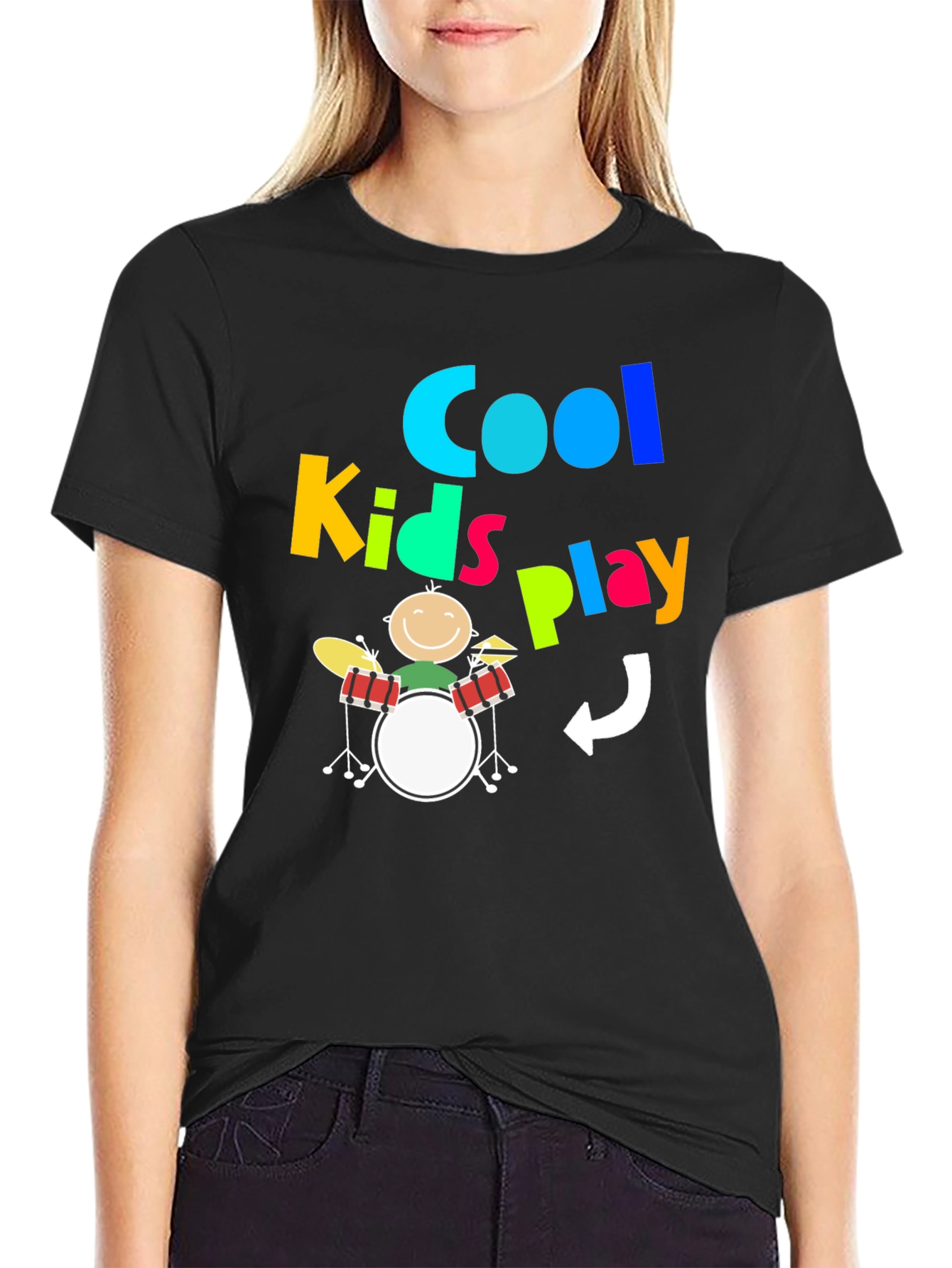 Cool Kids Play Drums T-Shirt