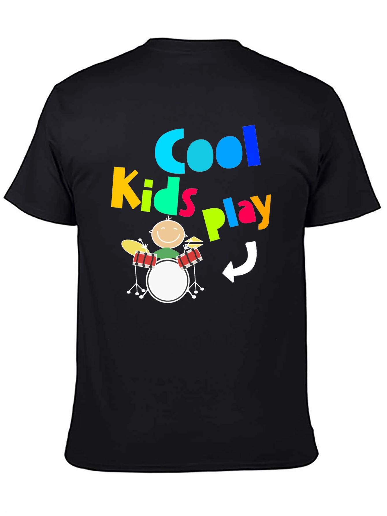 Cool Kids Play Drums T-Shirt