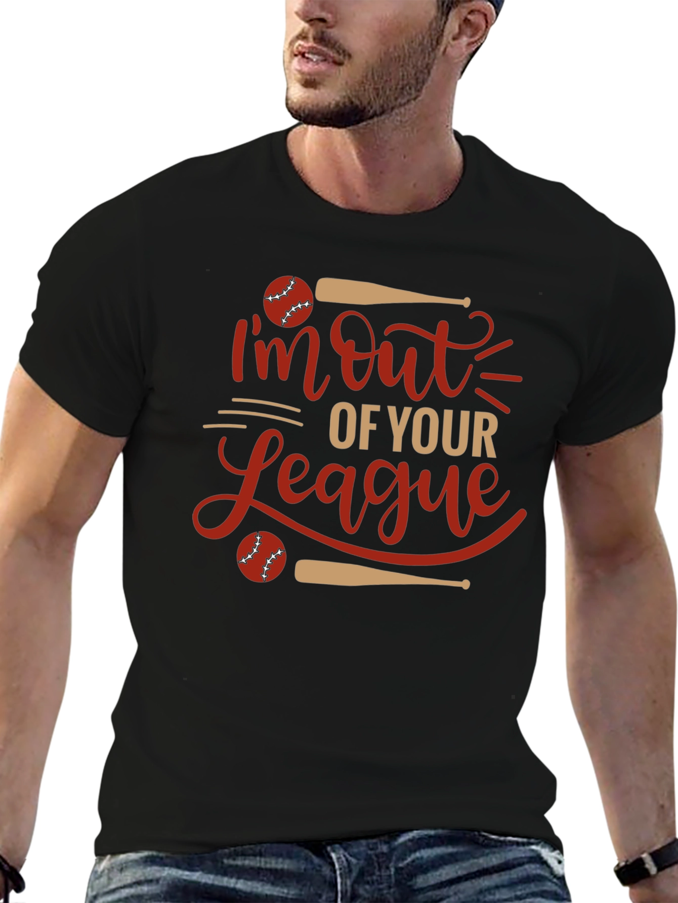 Out of Your League Baseball T-Shirt