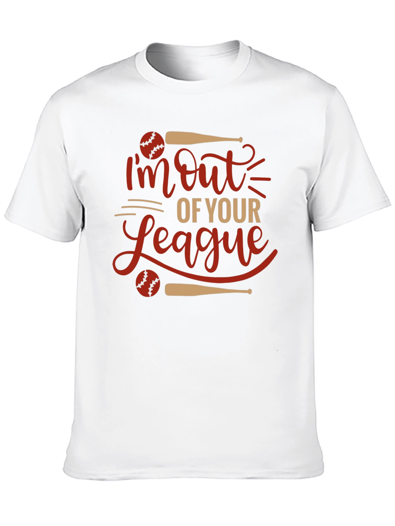 Out of Your League Baseball T-Shirt