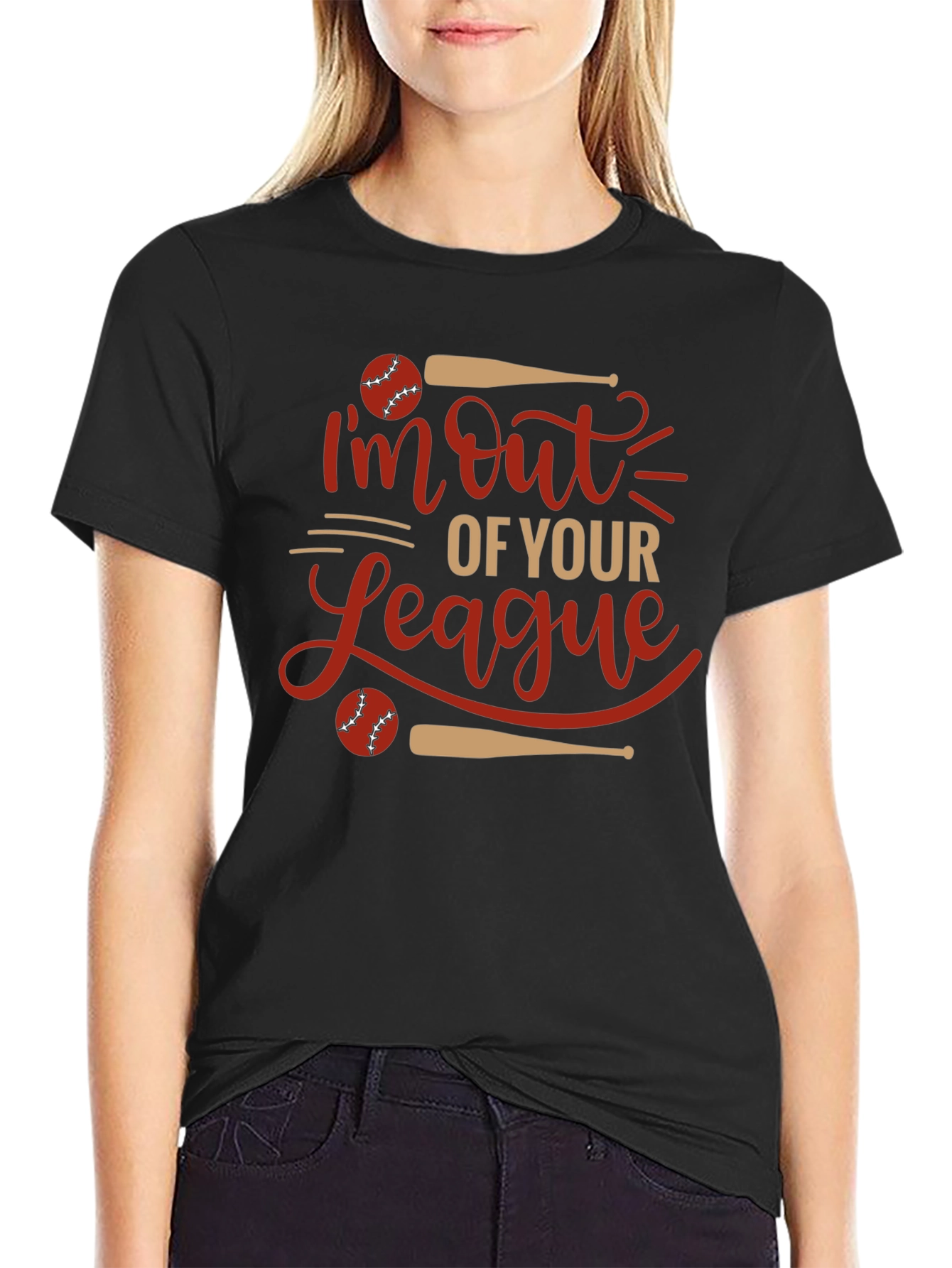 Out of Your League Baseball T-Shirt