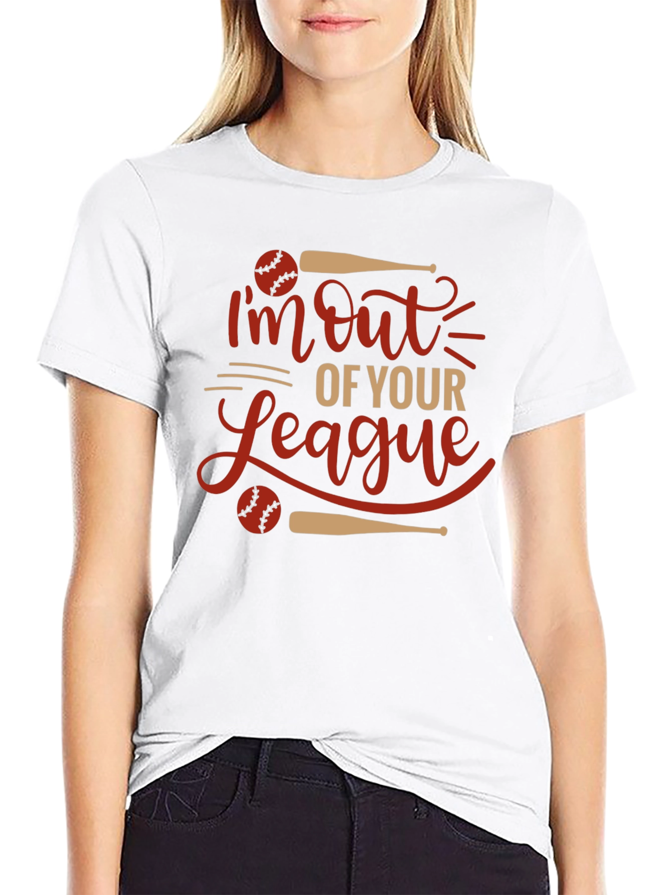 Out of Your League Baseball T-Shirt