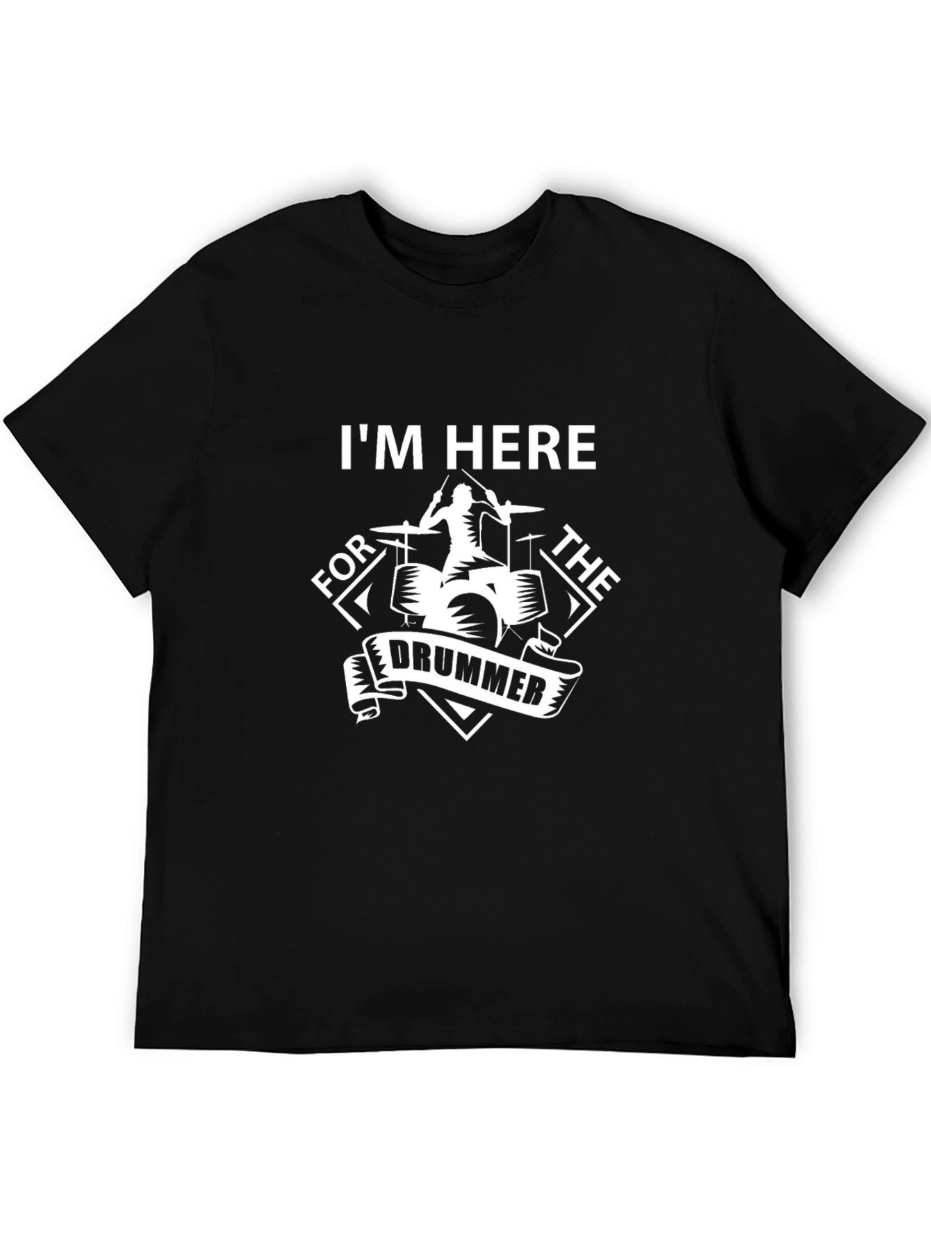 Im Here For The Drummer Graphic Tee
