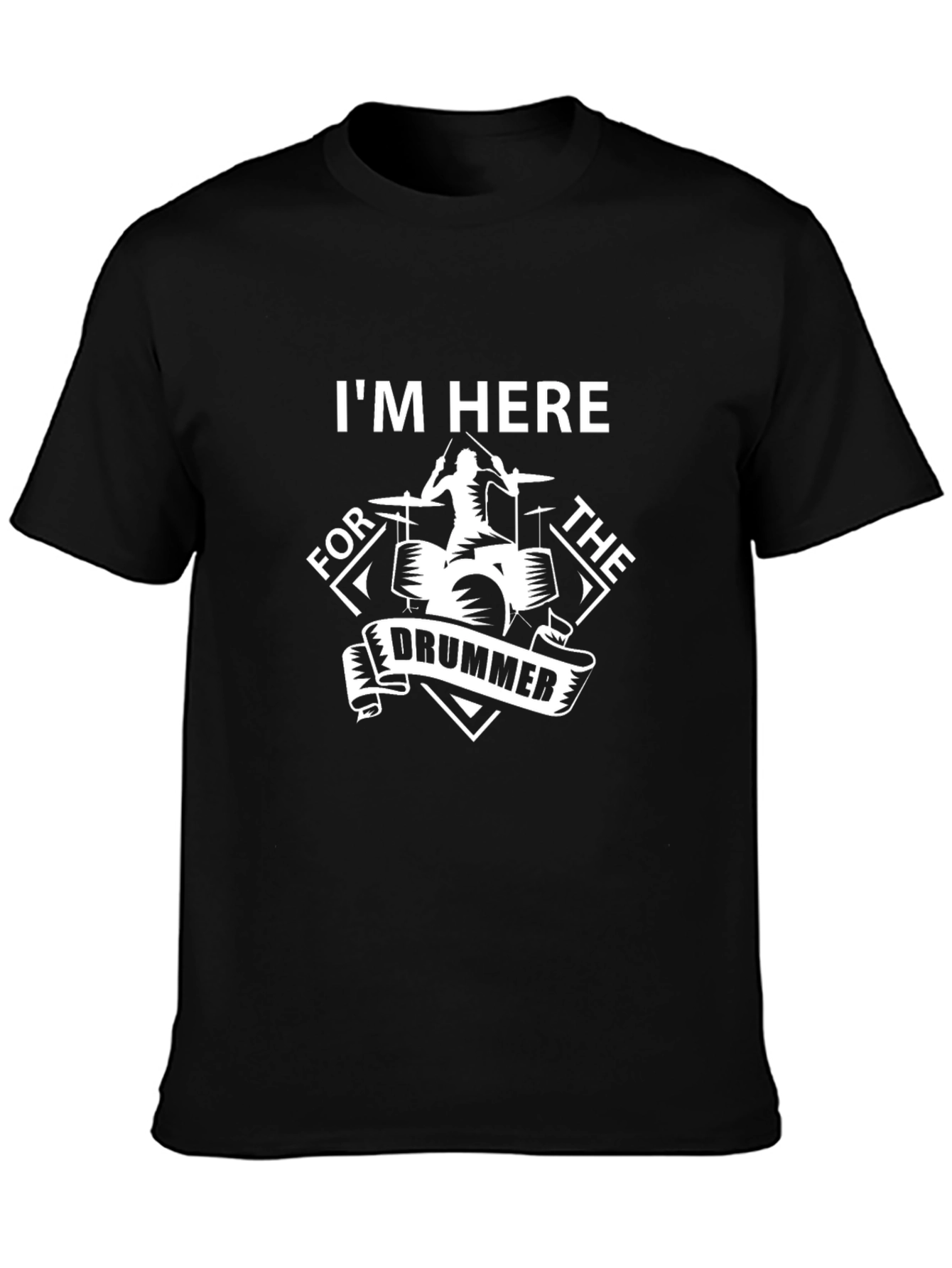 Im Here For The Drummer Graphic Tee
