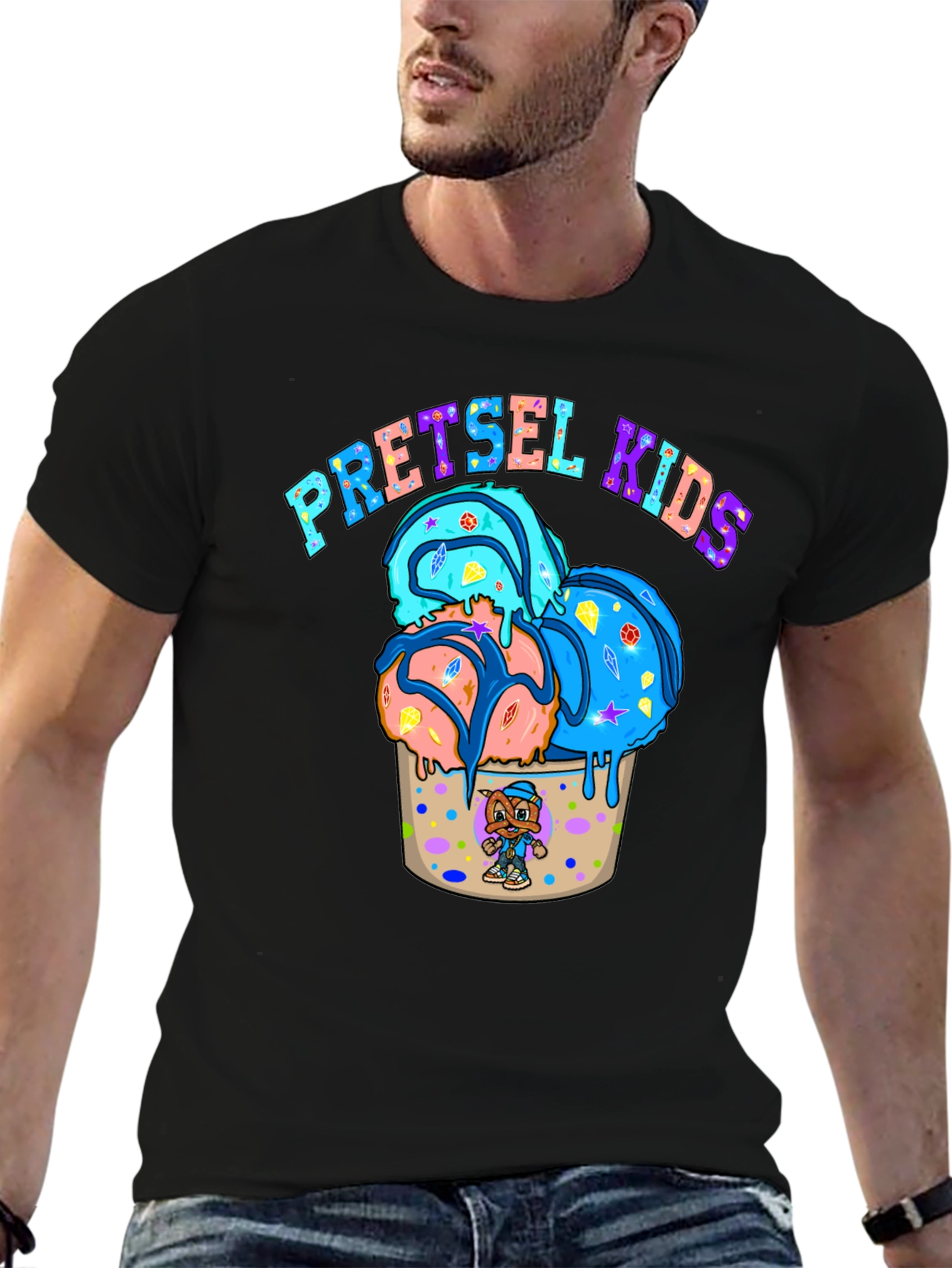 Pretsel Kids Ice Cream Graphic Tee