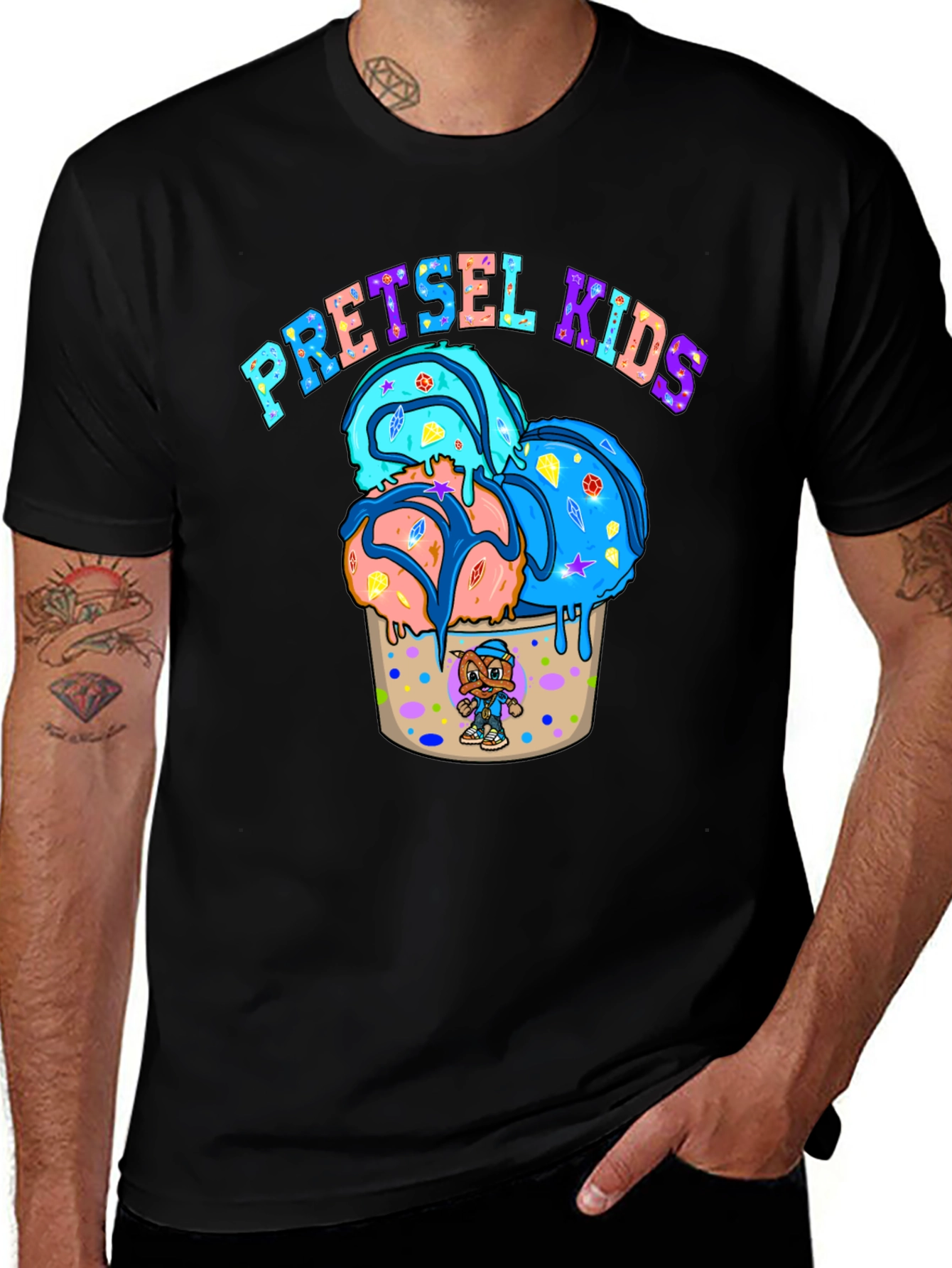 Pretsel Kids Ice Cream Graphic Tee