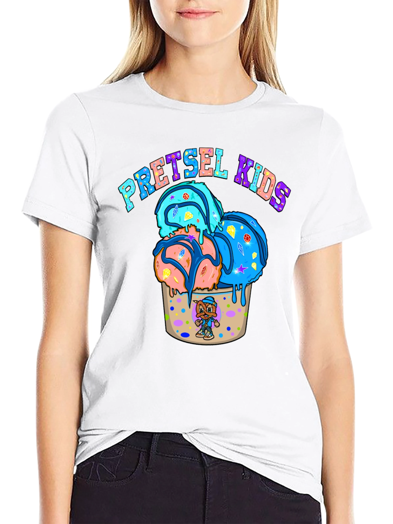 Pretsel Kids Ice Cream Graphic Tee