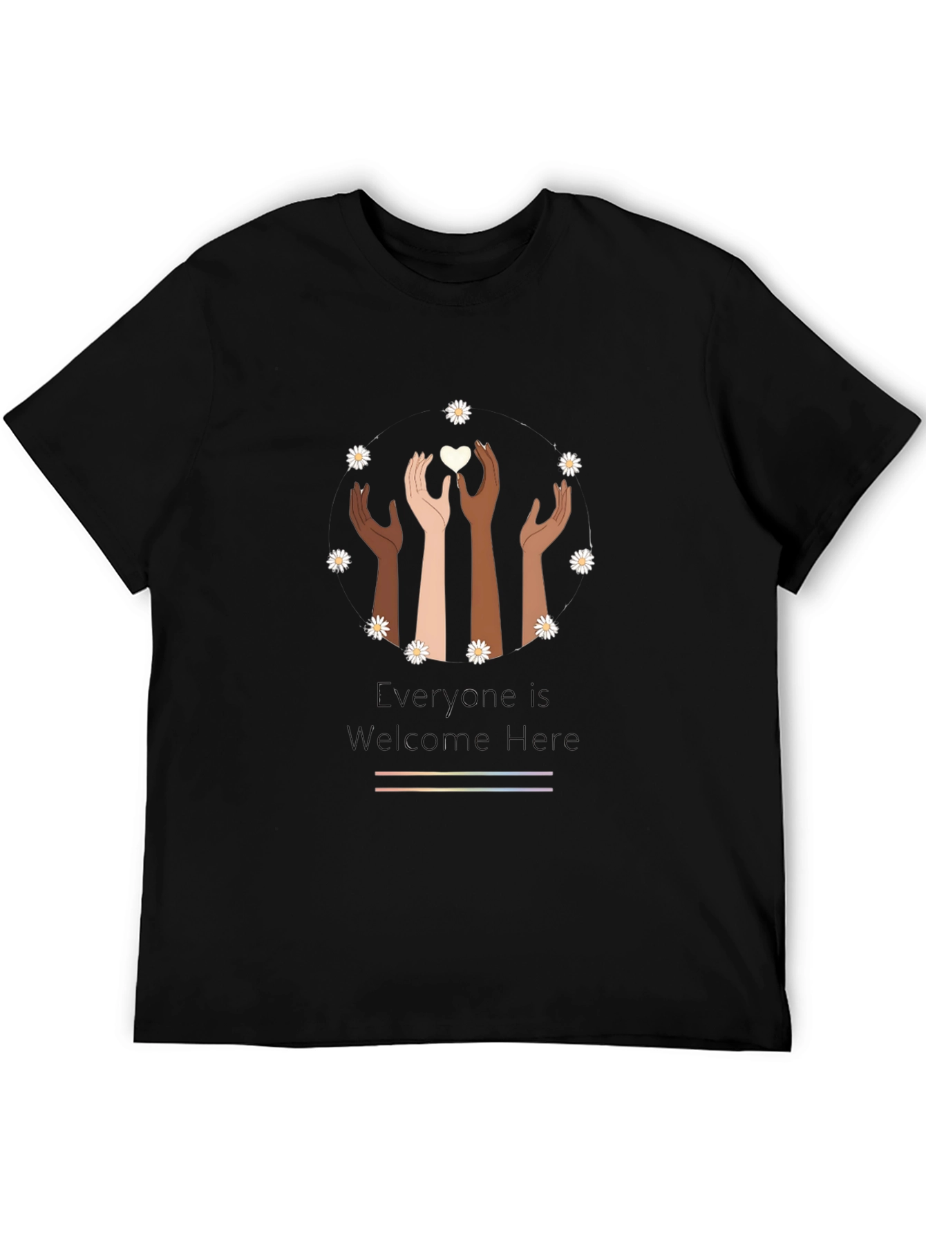 Inclusive Graphic Tee: Everyone is Welcome Here