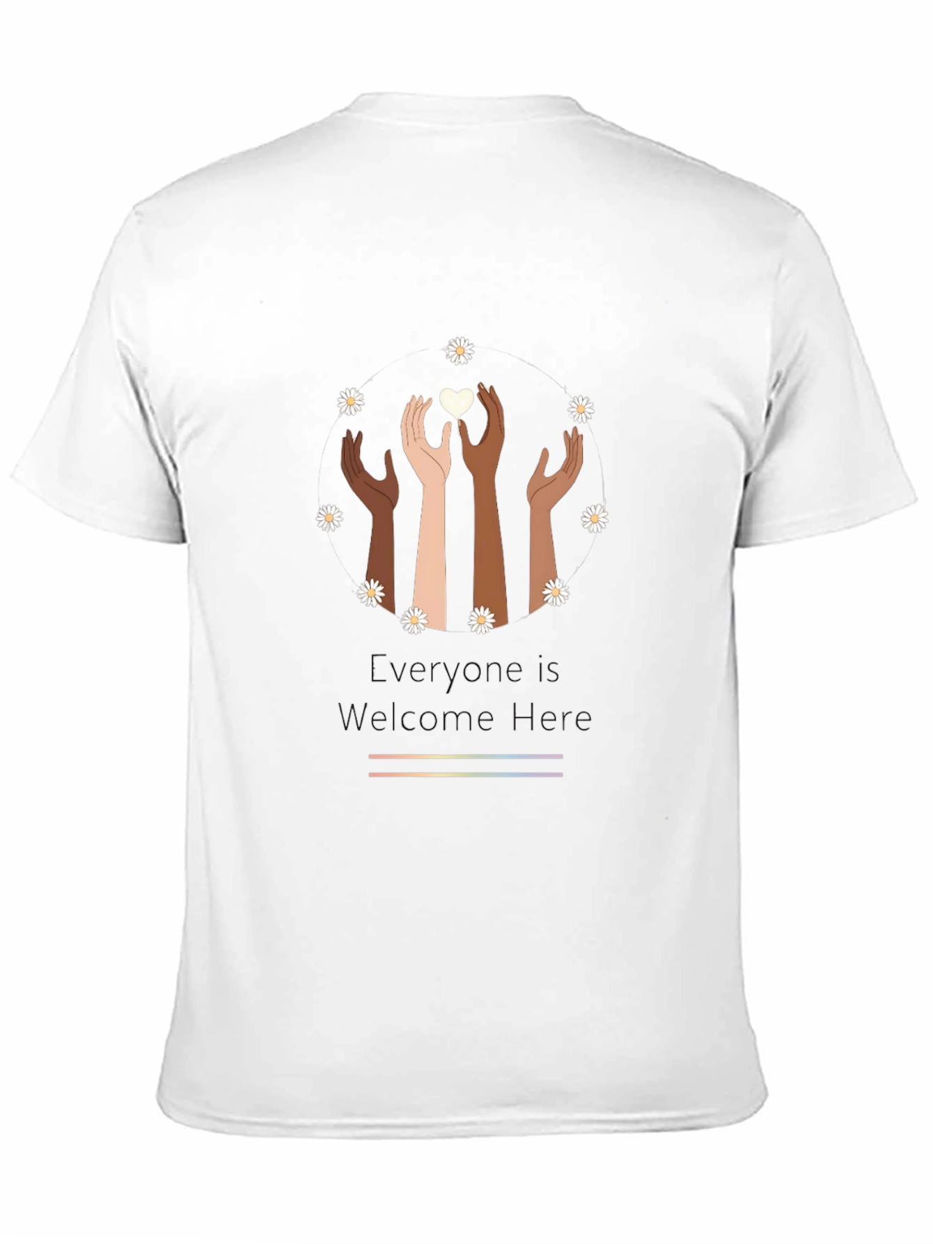 Inclusive Graphic Tee: Everyone is Welcome Here