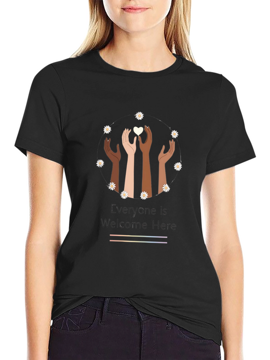 Inclusive Graphic Tee: Everyone is Welcome Here