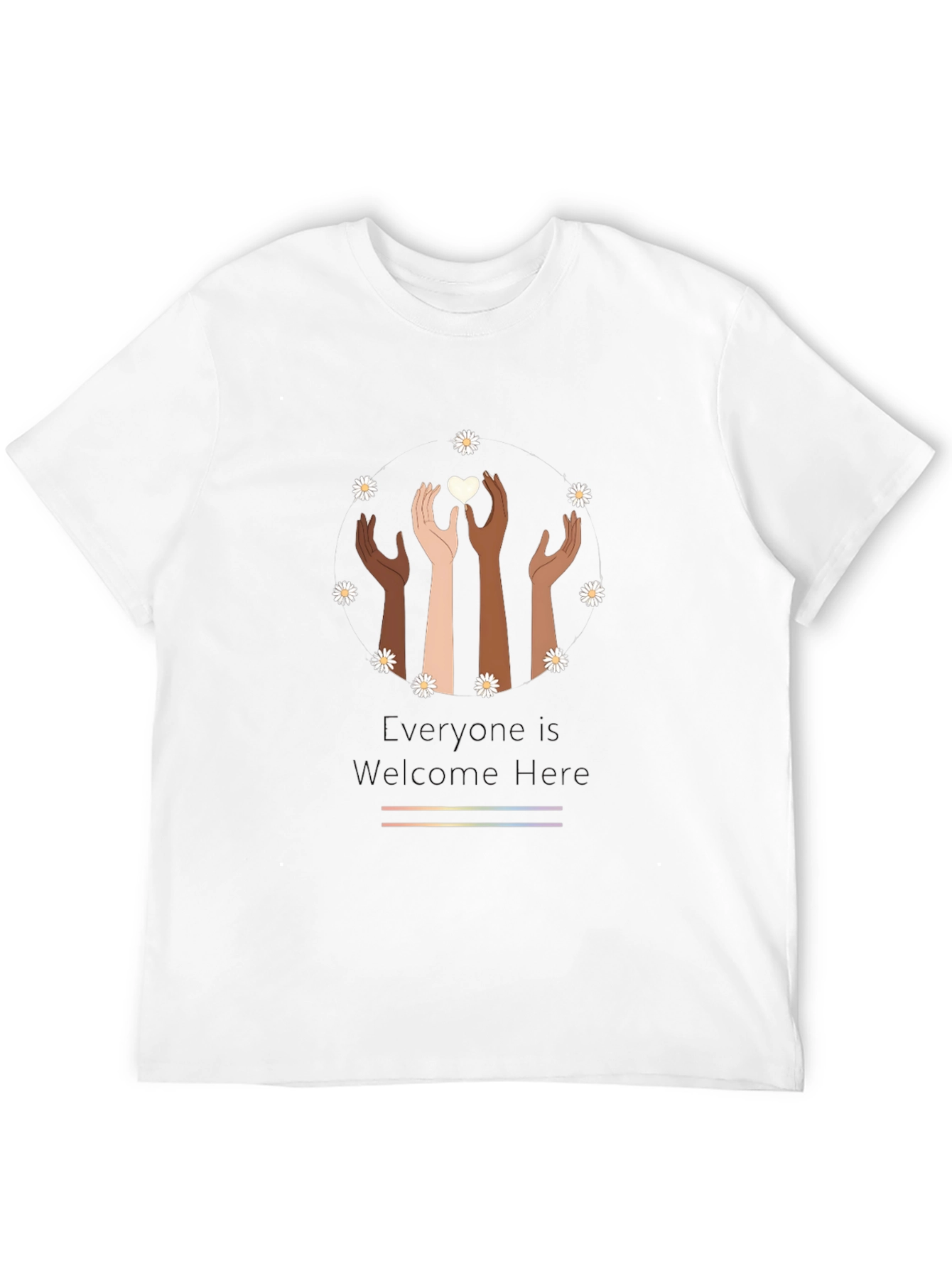 Inclusive Graphic Tee: Everyone is Welcome Here