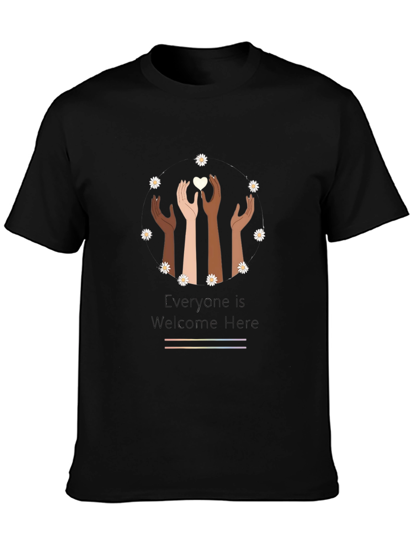 Inclusive Graphic Tee: Everyone is Welcome Here