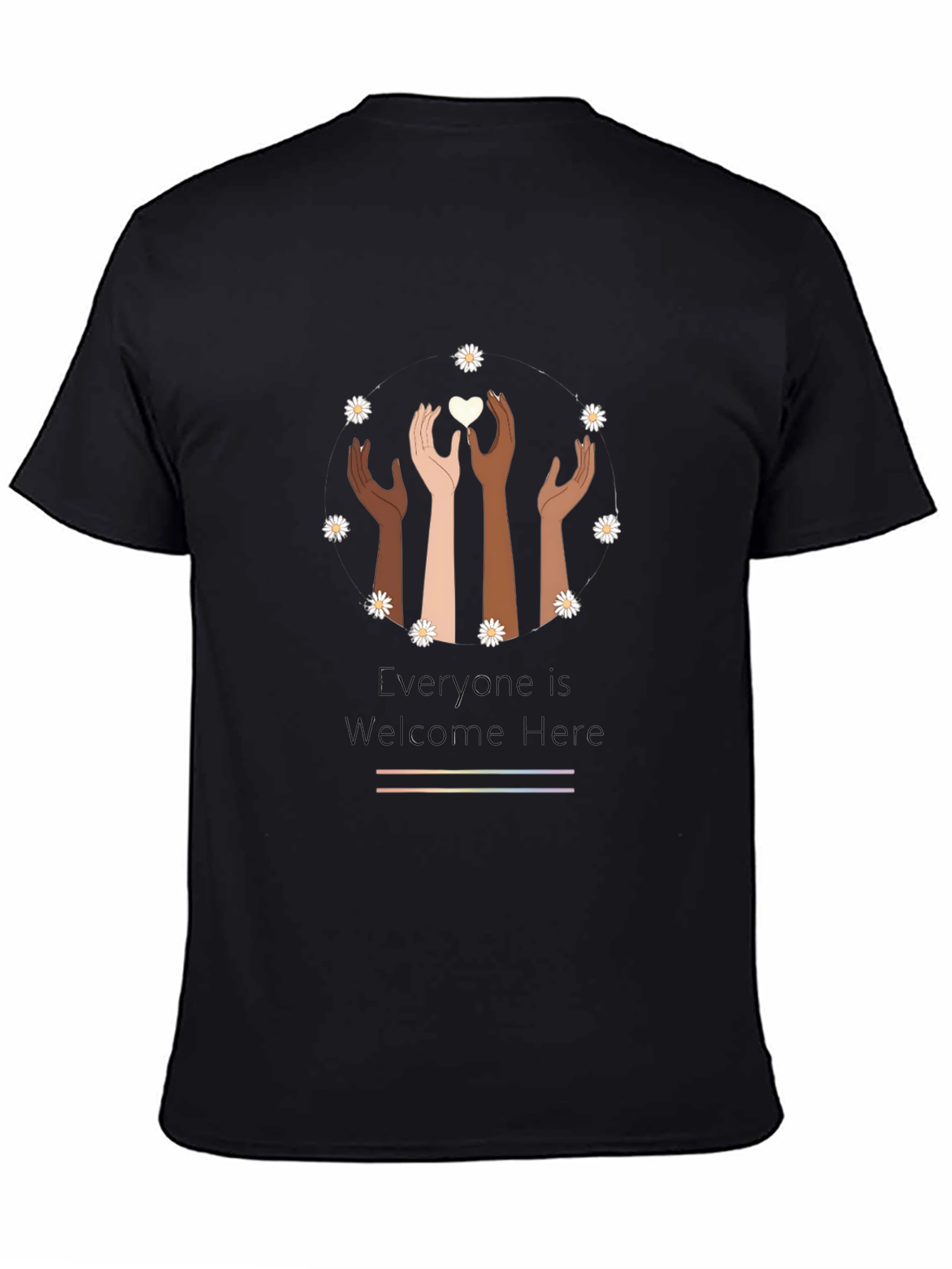 Inclusive Graphic Tee: Everyone is Welcome Here