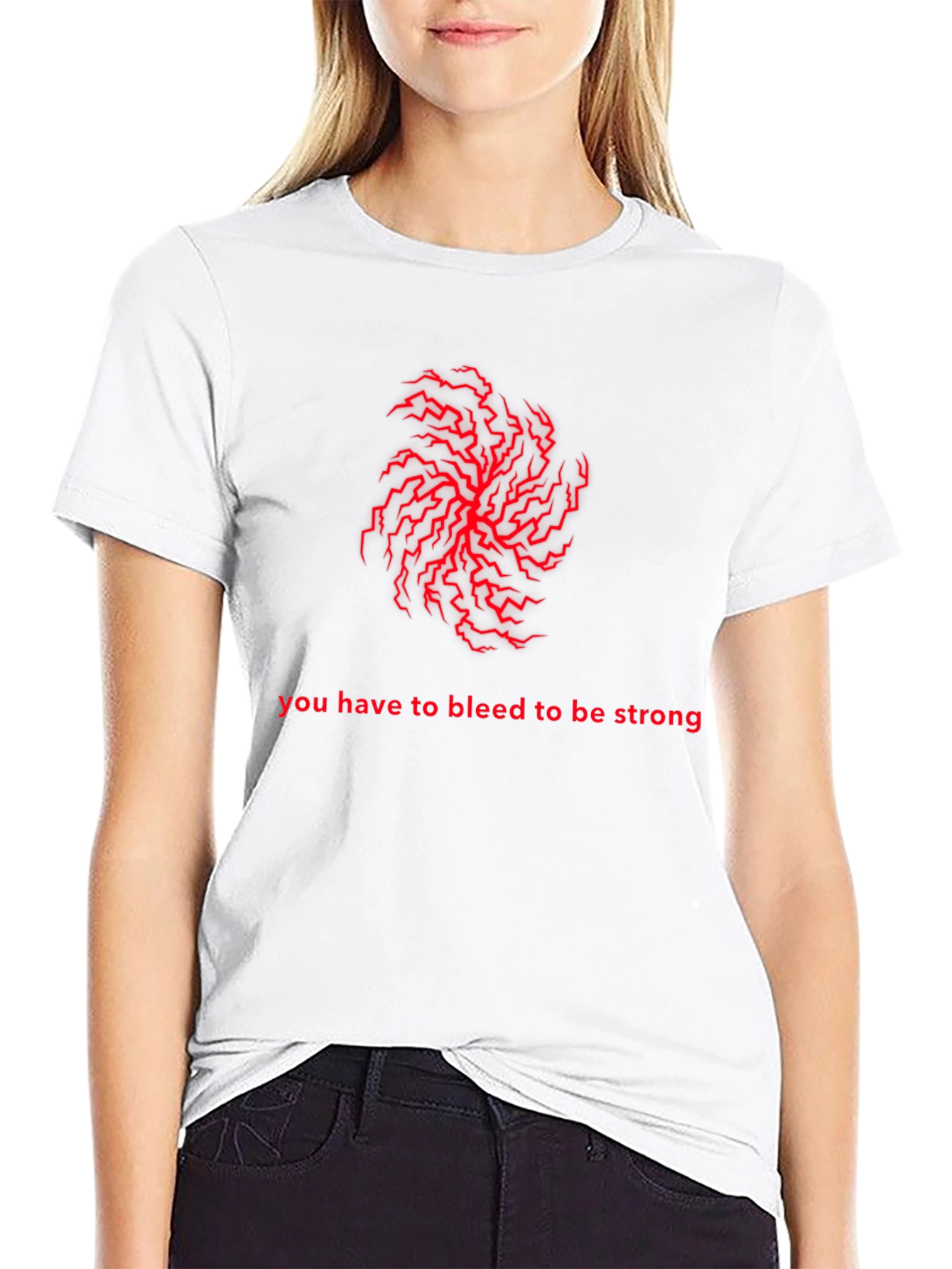 Bleed To Be Strong Graphic T-Shirt