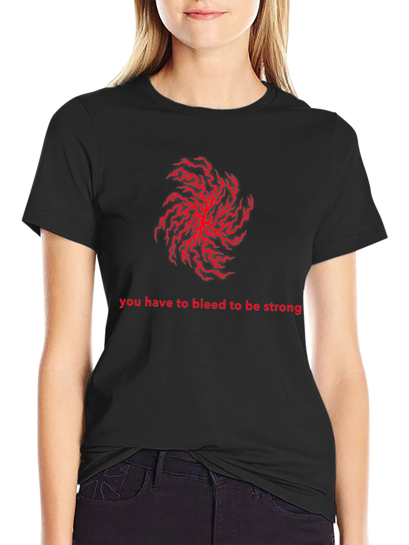 Bleed To Be Strong Graphic T-Shirt