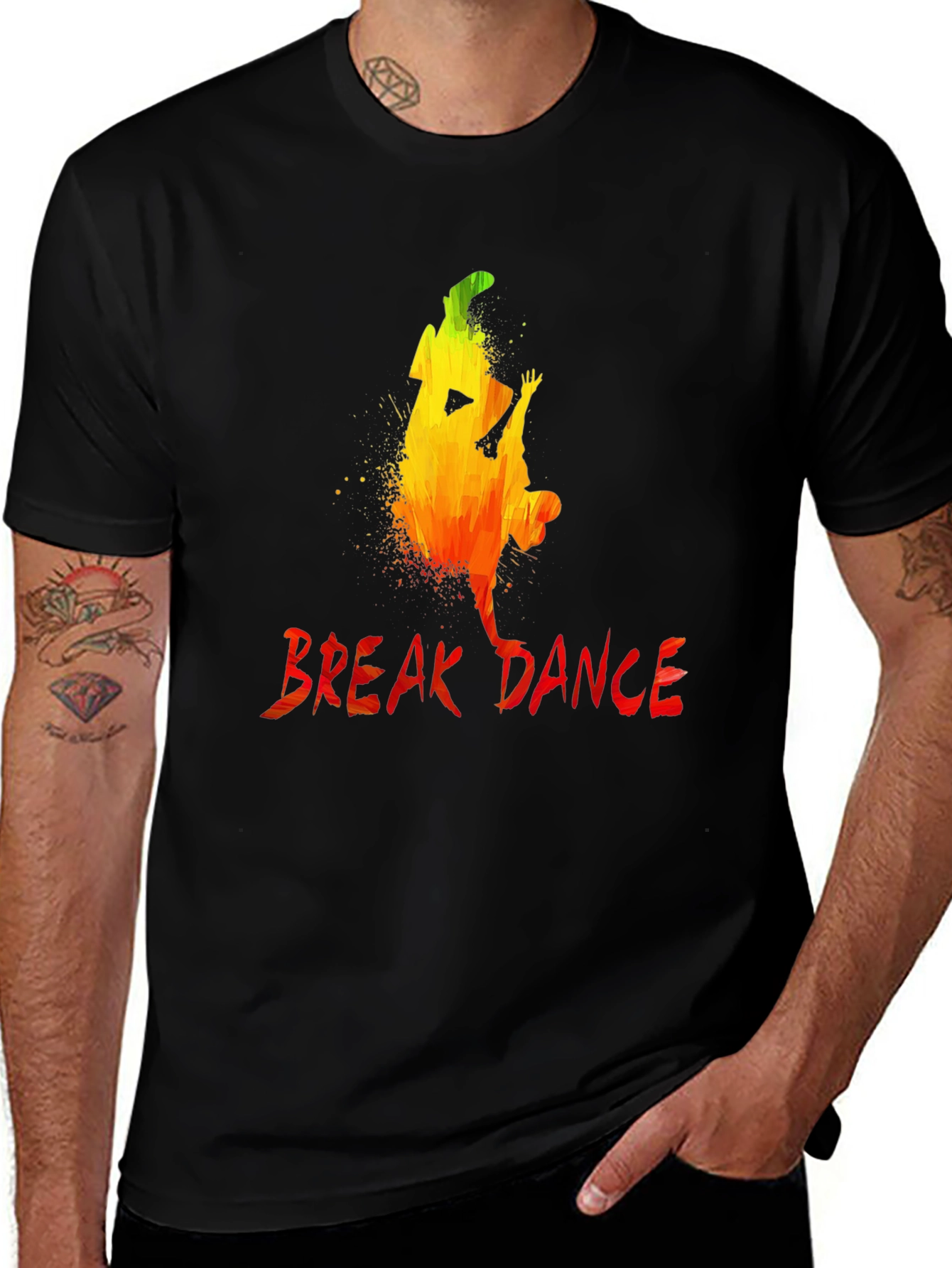 Break Dance Graphic Tee - Stylish Streetwear