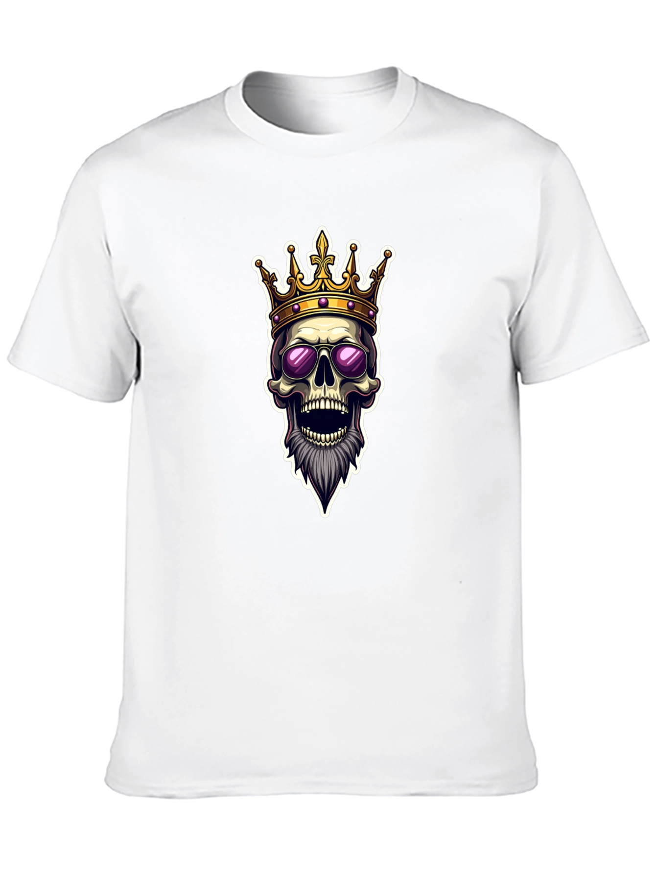 Skull King Graphic Tee - Black T-Shirt