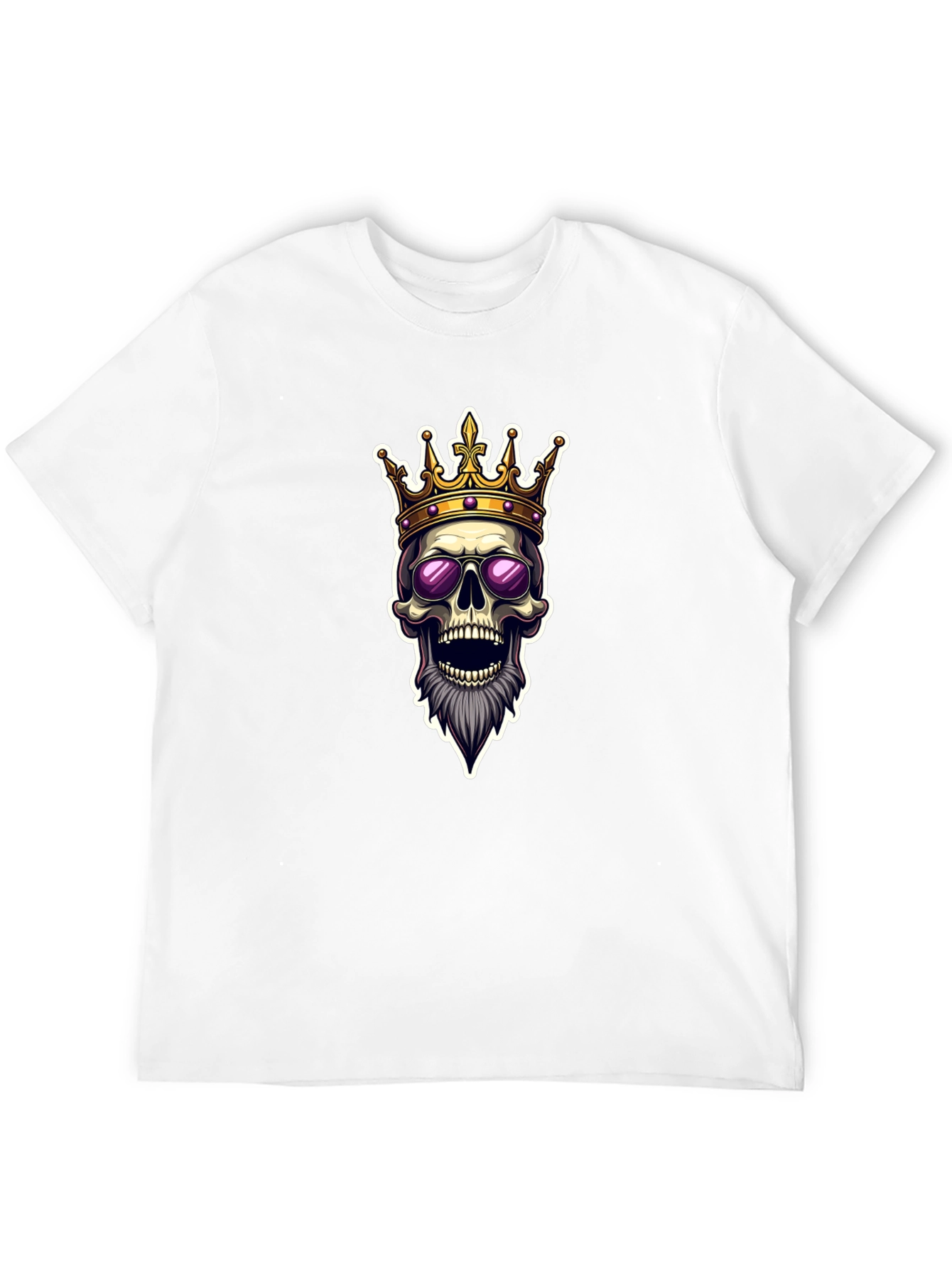 Skull King Graphic Tee - Black T-Shirt