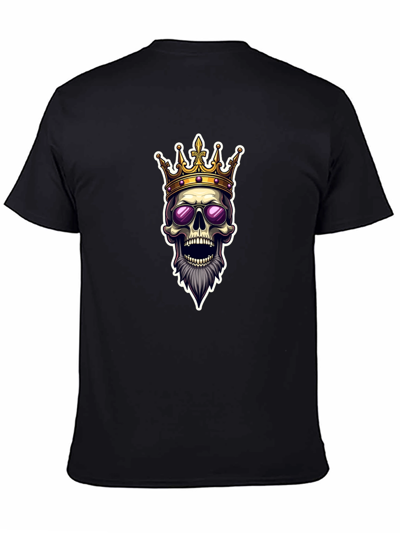 Skull King Graphic Tee - Black T-Shirt