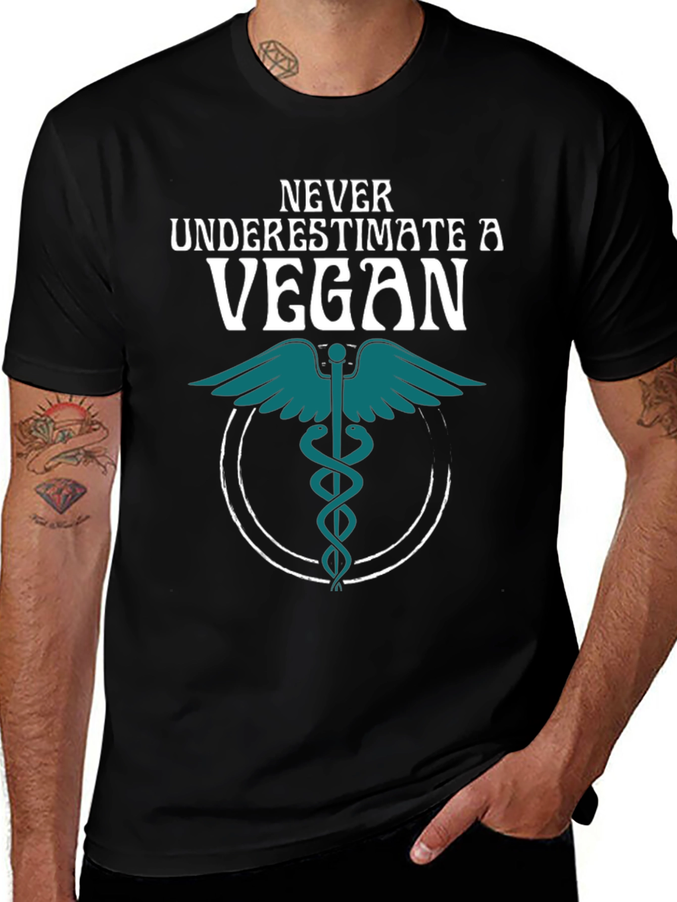 Never Underestimate a Vegan T-Shirt