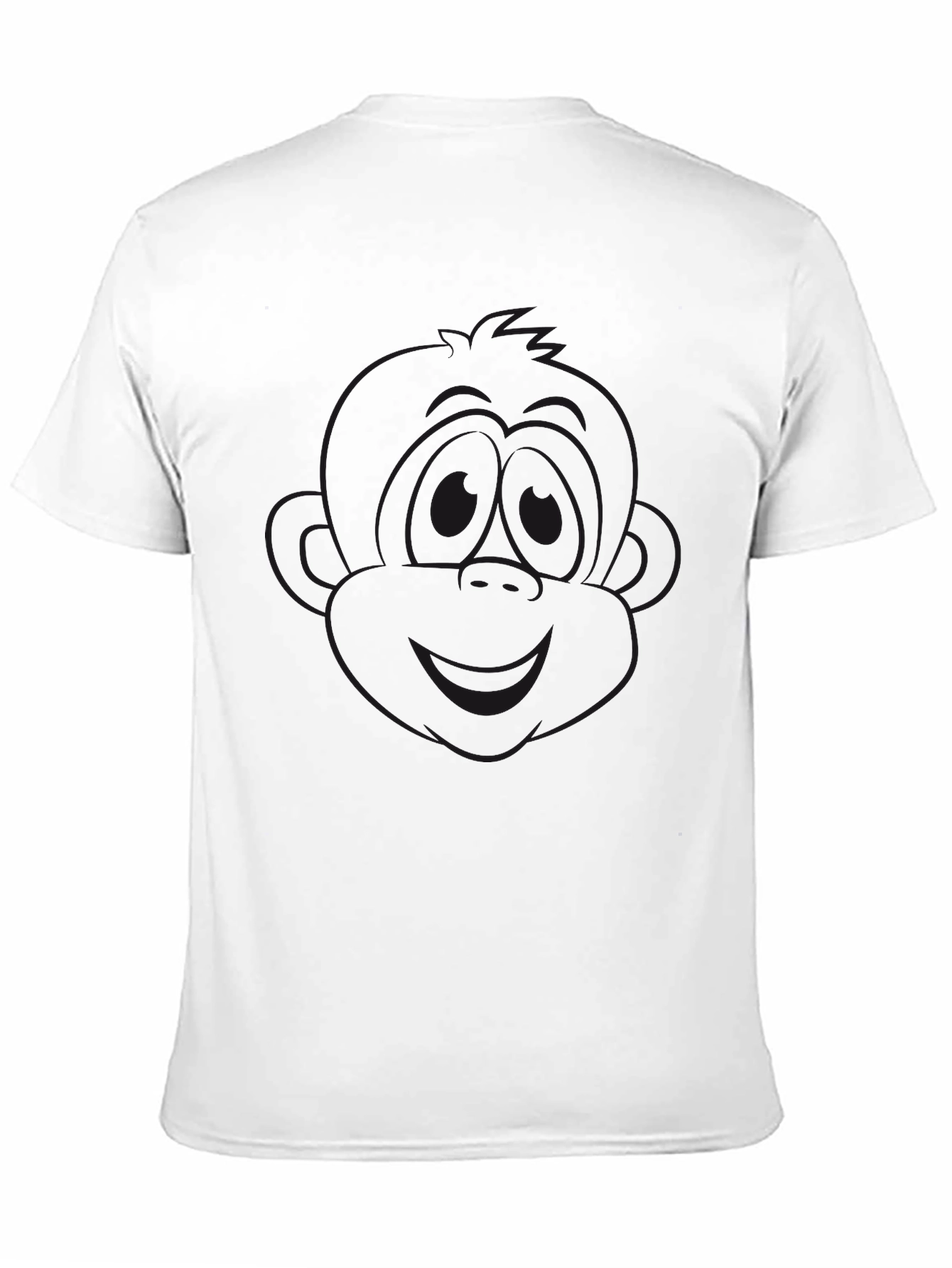 Mens Solid Black Crew Neck T-Shirt