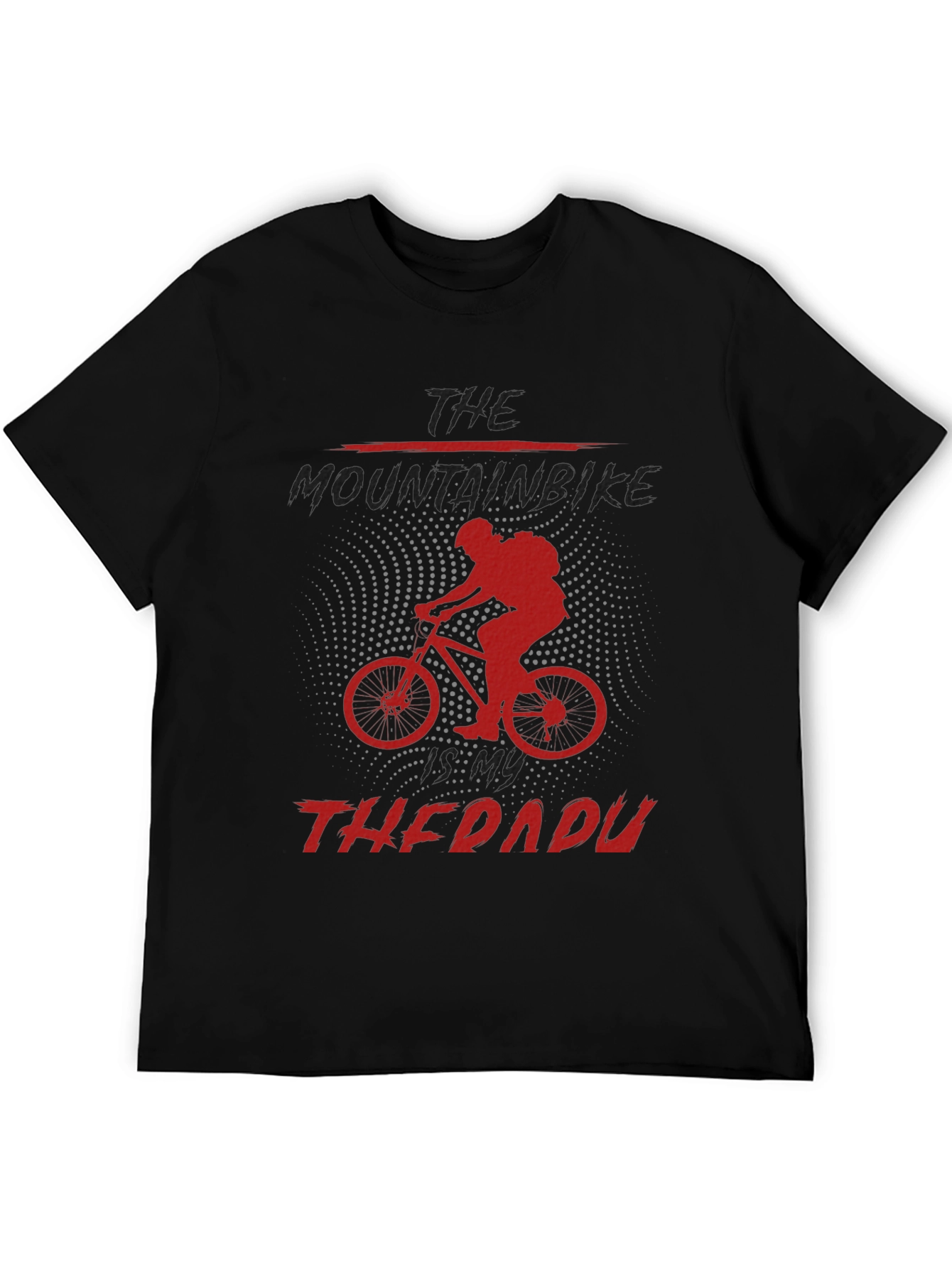 Mountain Bike Therapy Graphic Tee - Black