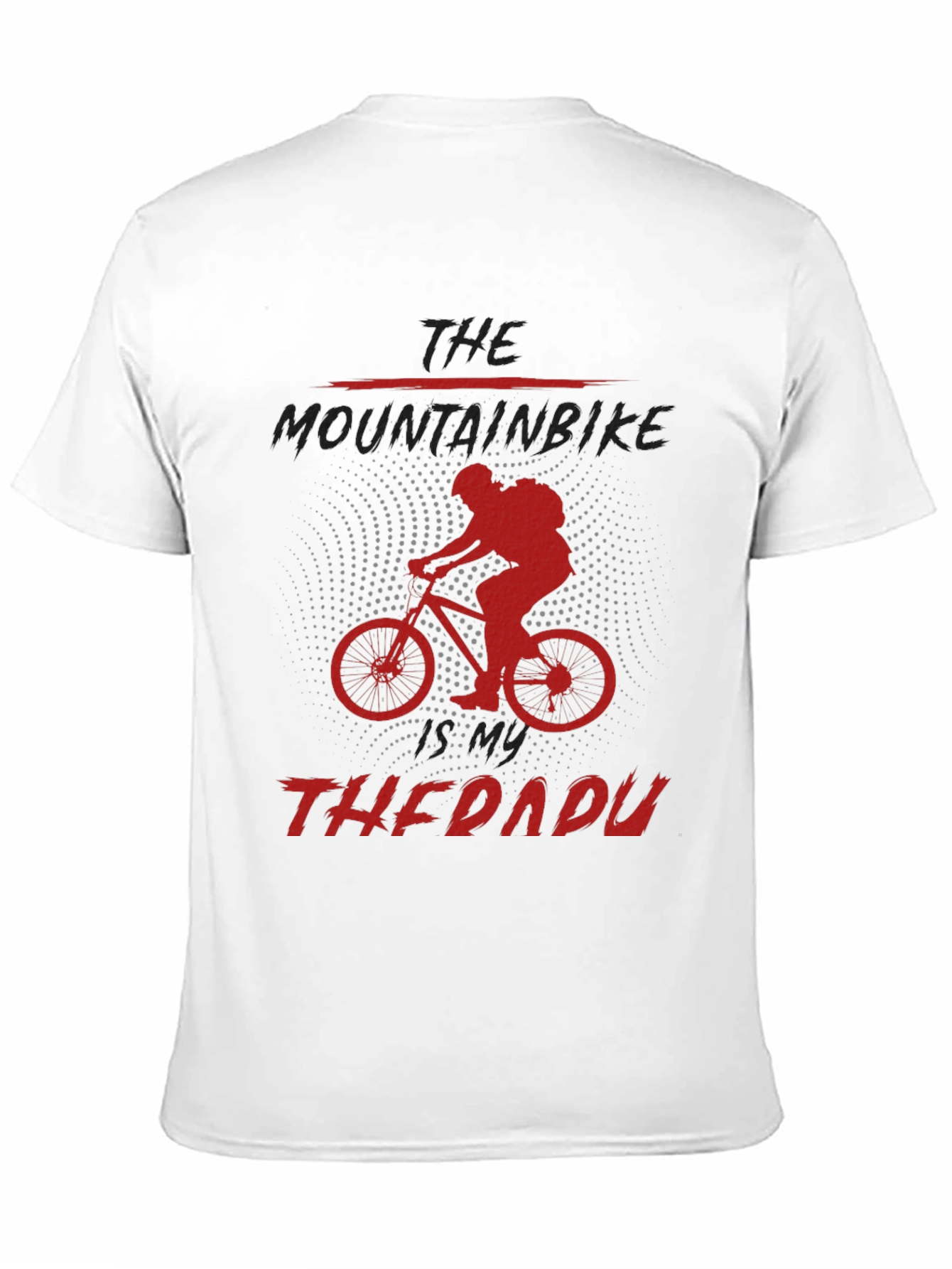 Mountain Bike Therapy Graphic Tee - Black