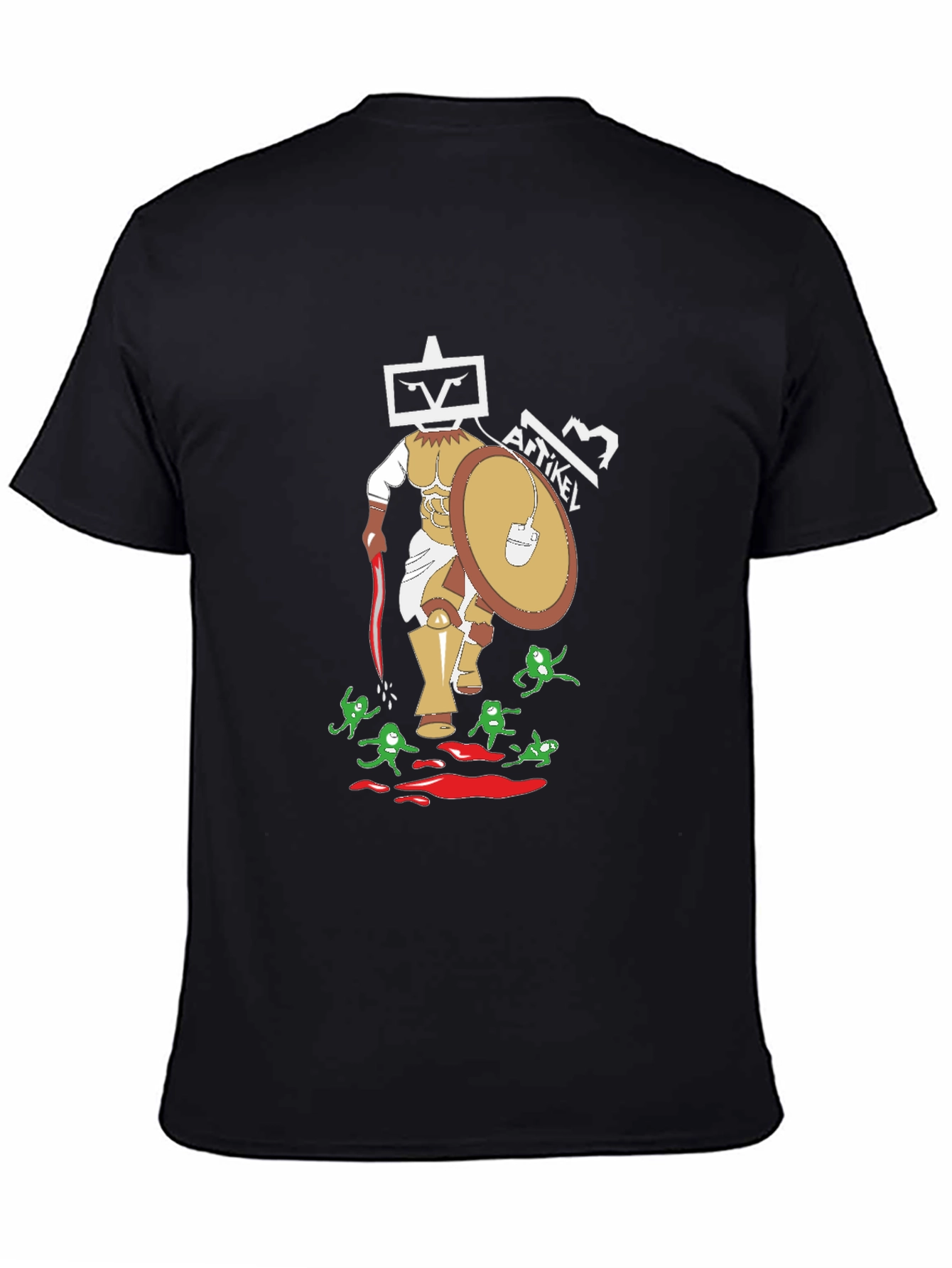 Artikel Robot Gladiator Graphic T-Shirt - Black