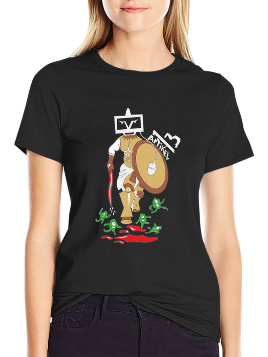 Artikel Robot Gladiator Graphic T-Shirt - Black