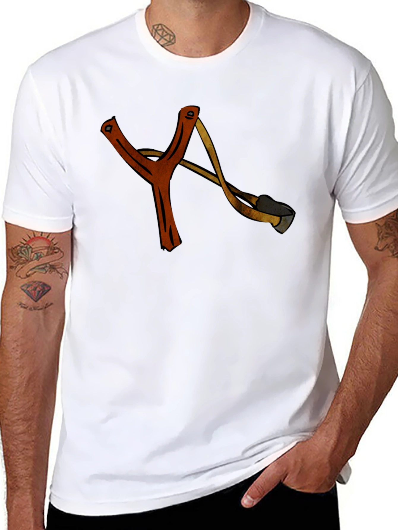 Slingshot T-Shirt: Retro Style Casual Tee